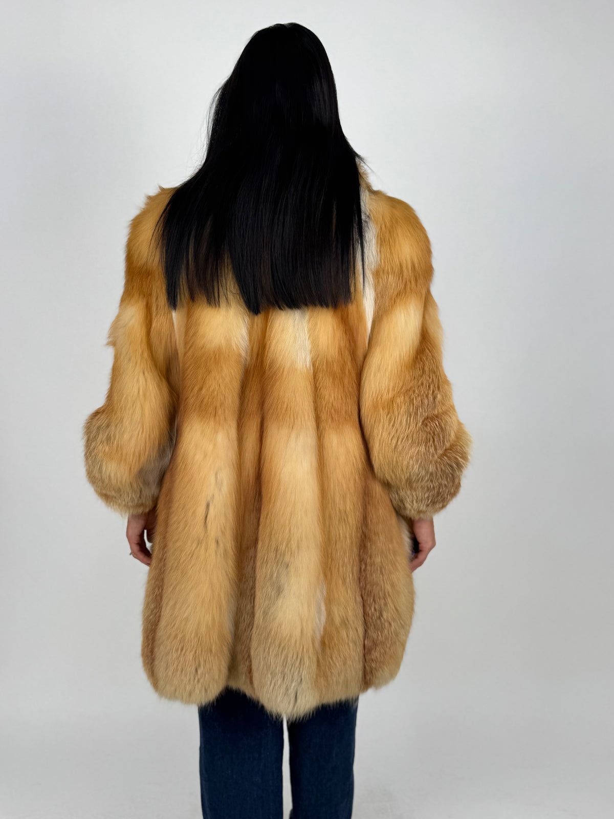Giacca in volpe gold N218