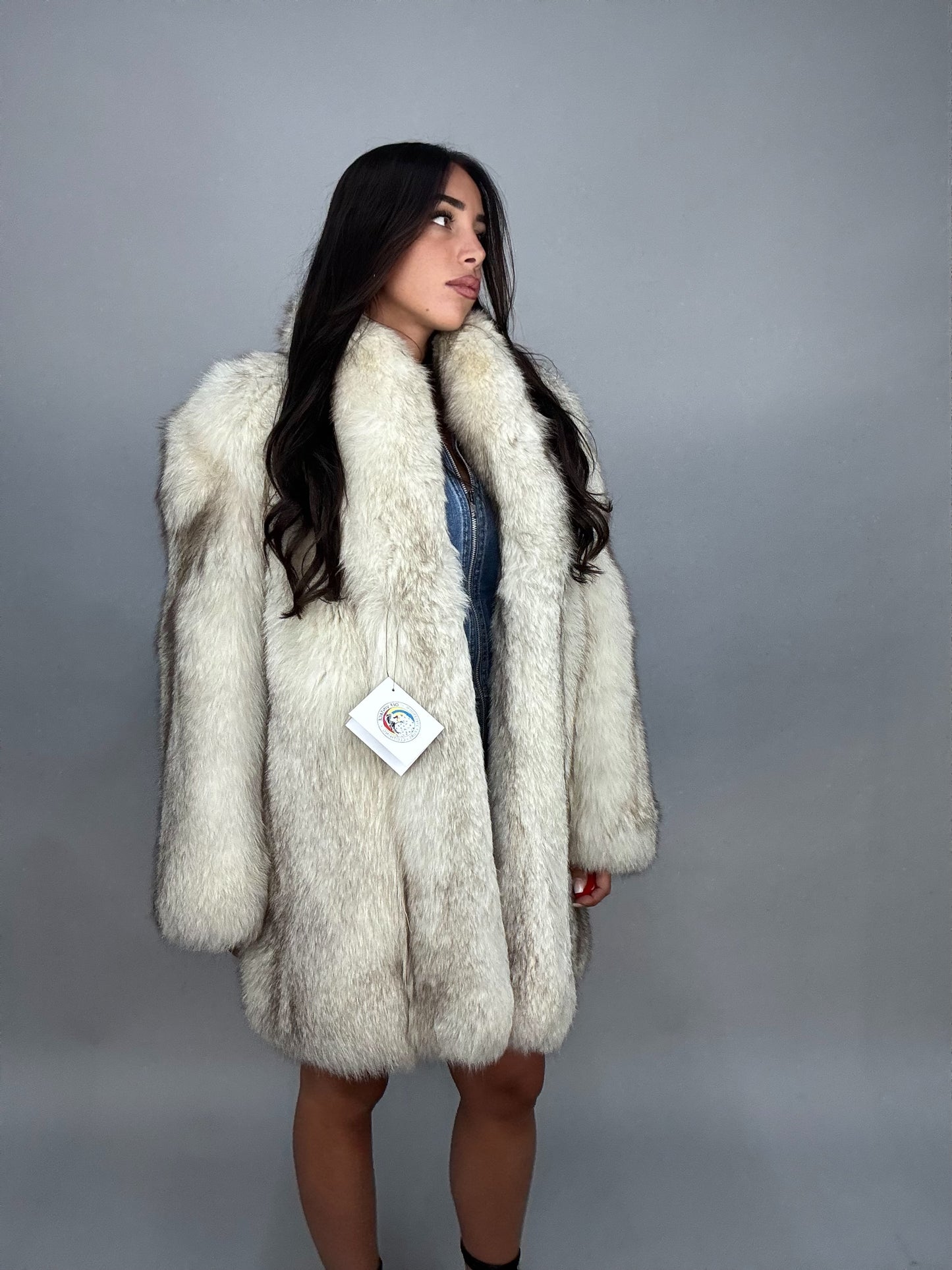 Silver fox jacket