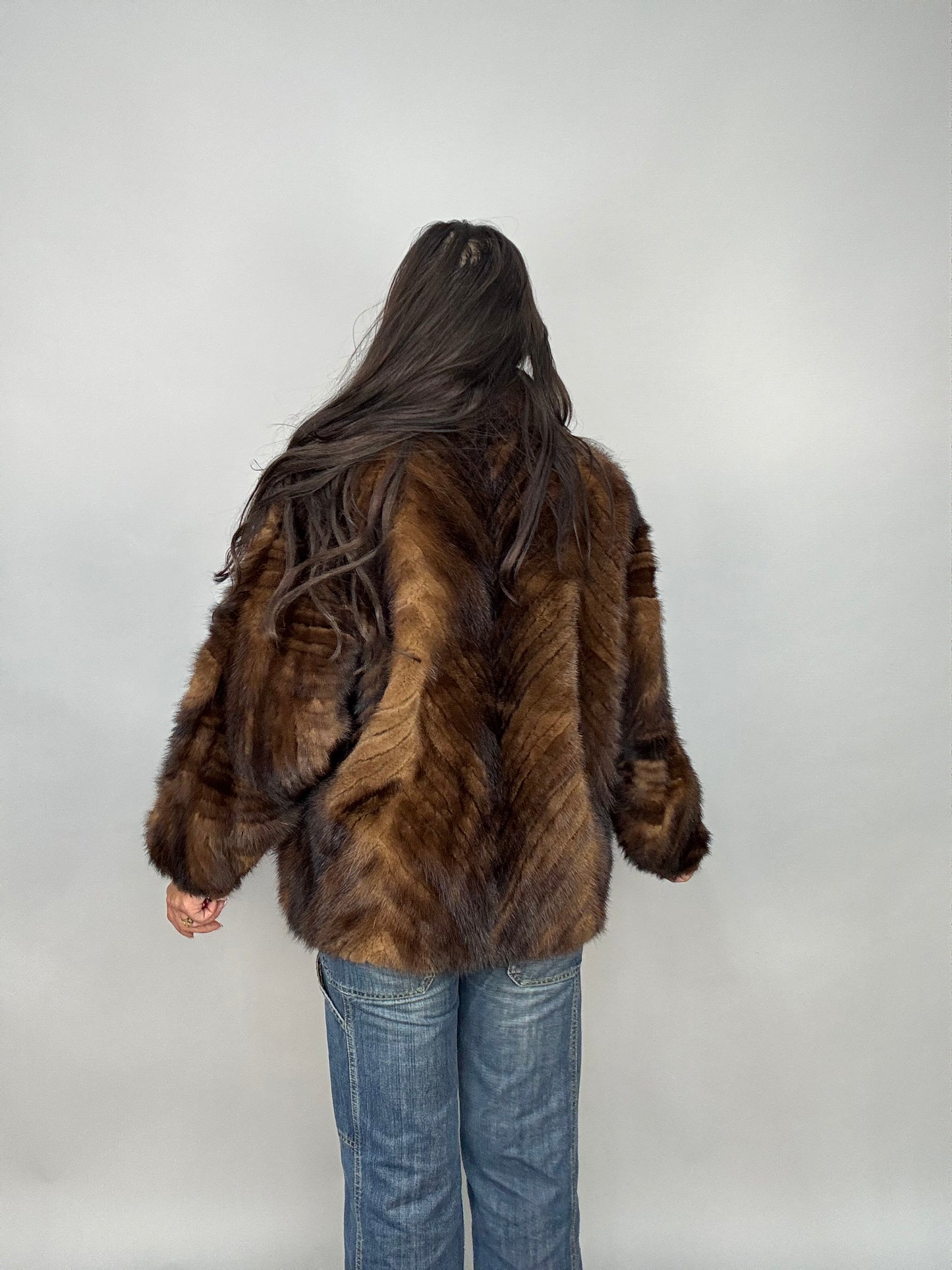 Silver fox jacket