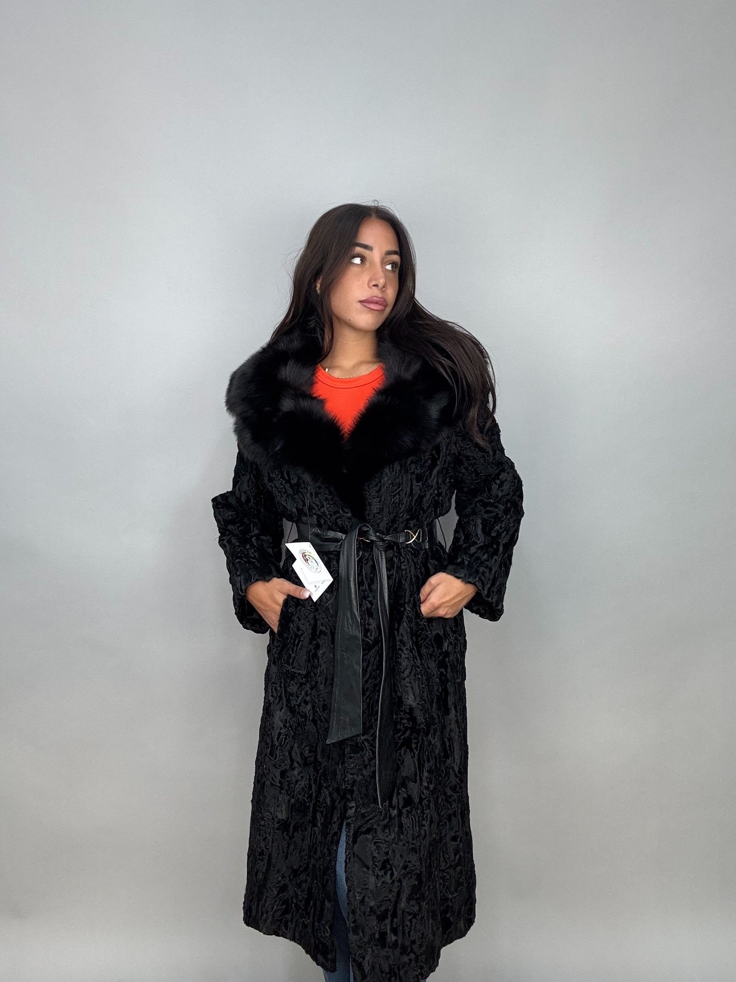 Silver fox jacket