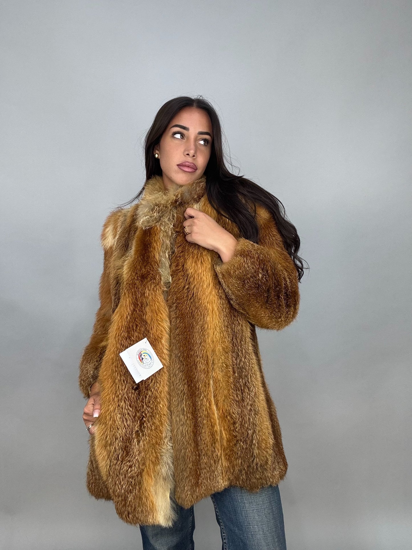 Silver fox jacket
