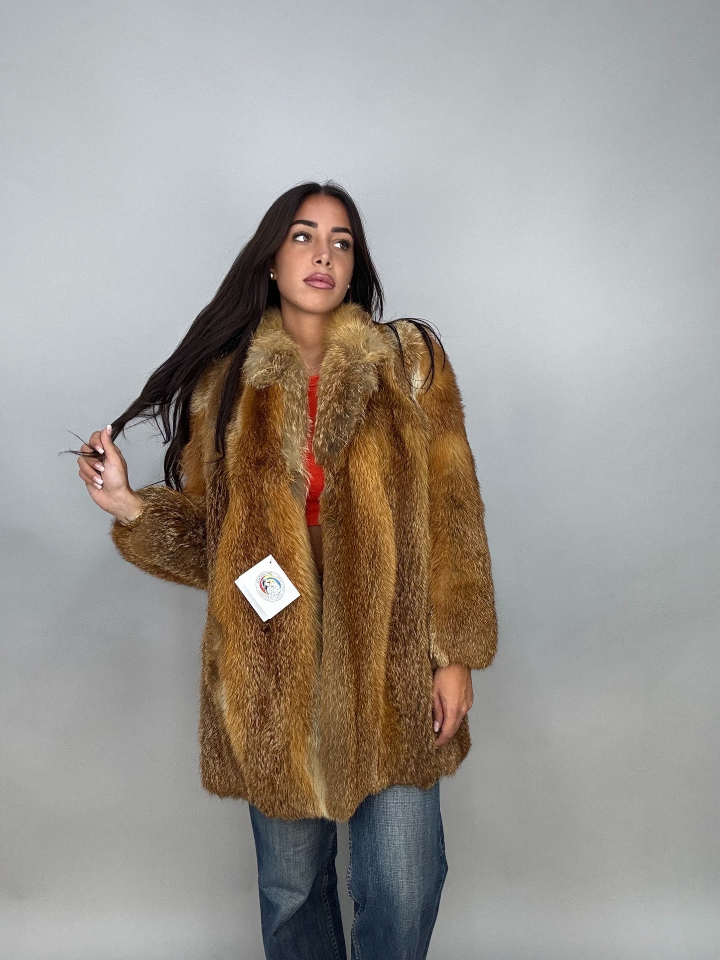 Silver fox jacket