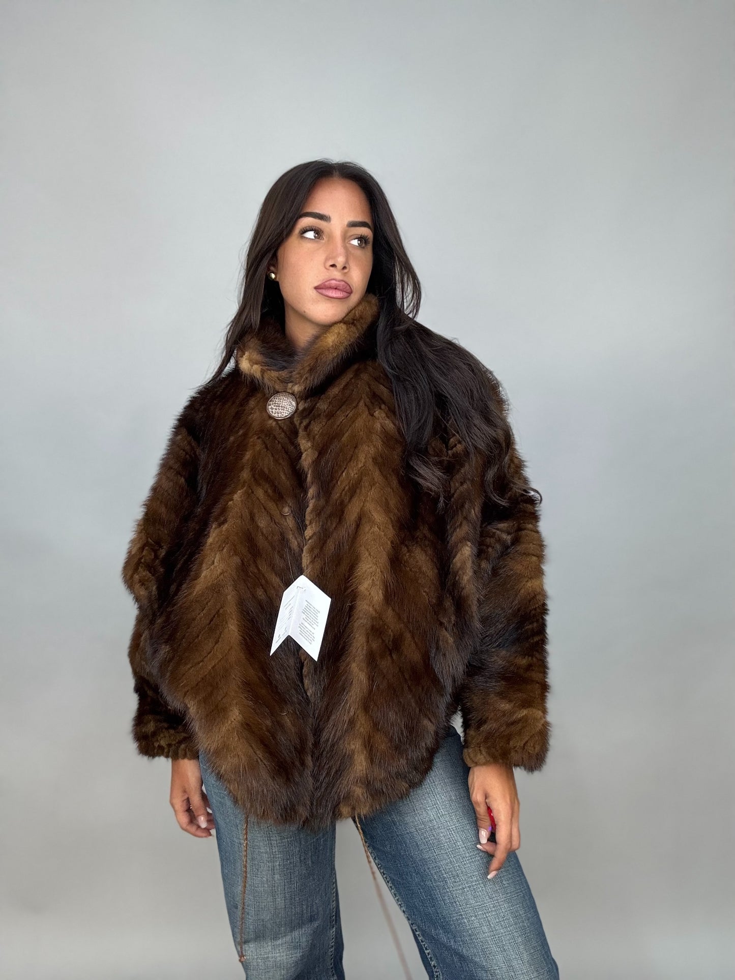 Silver fox jacket