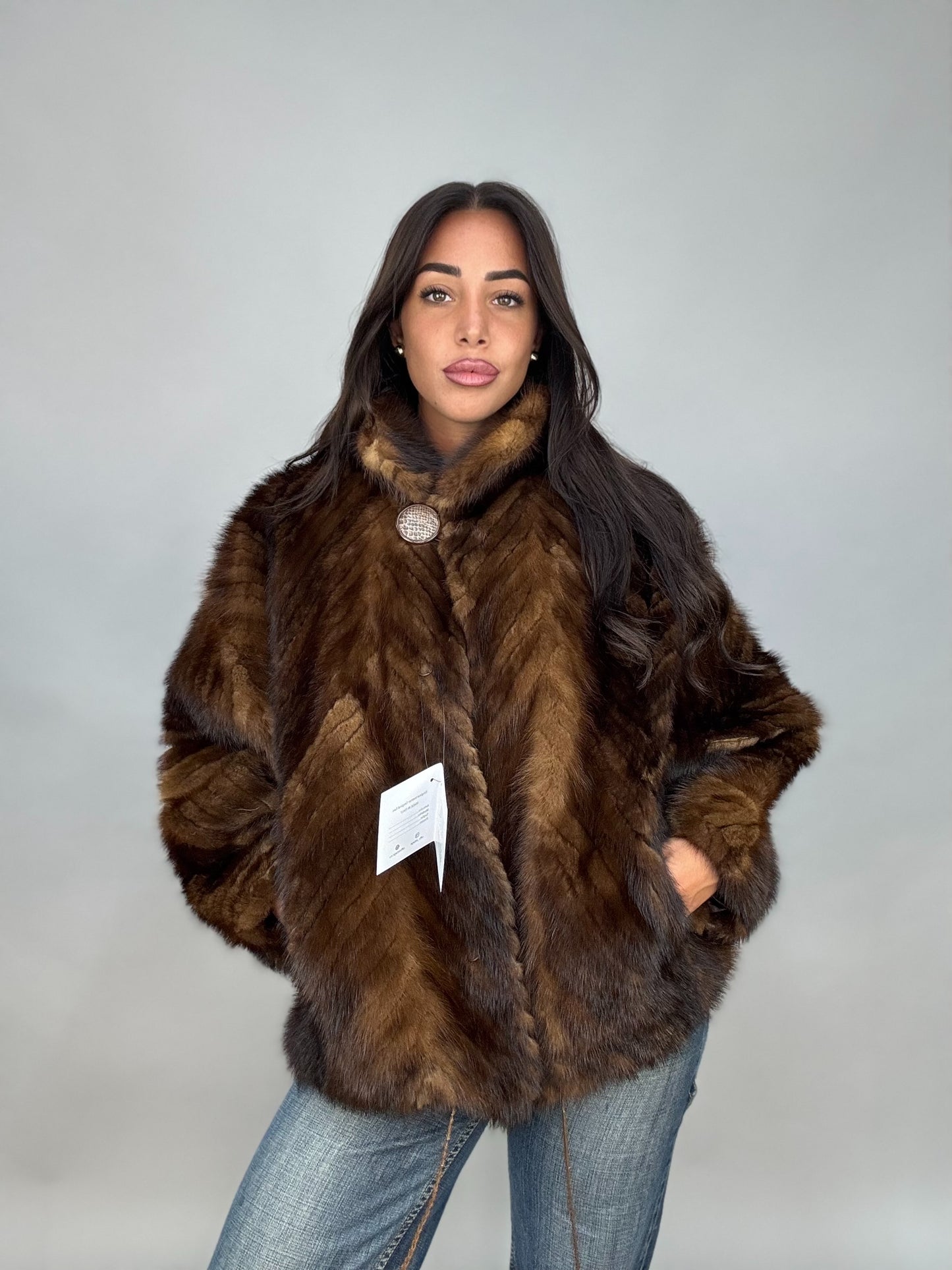 Silver fox jacket