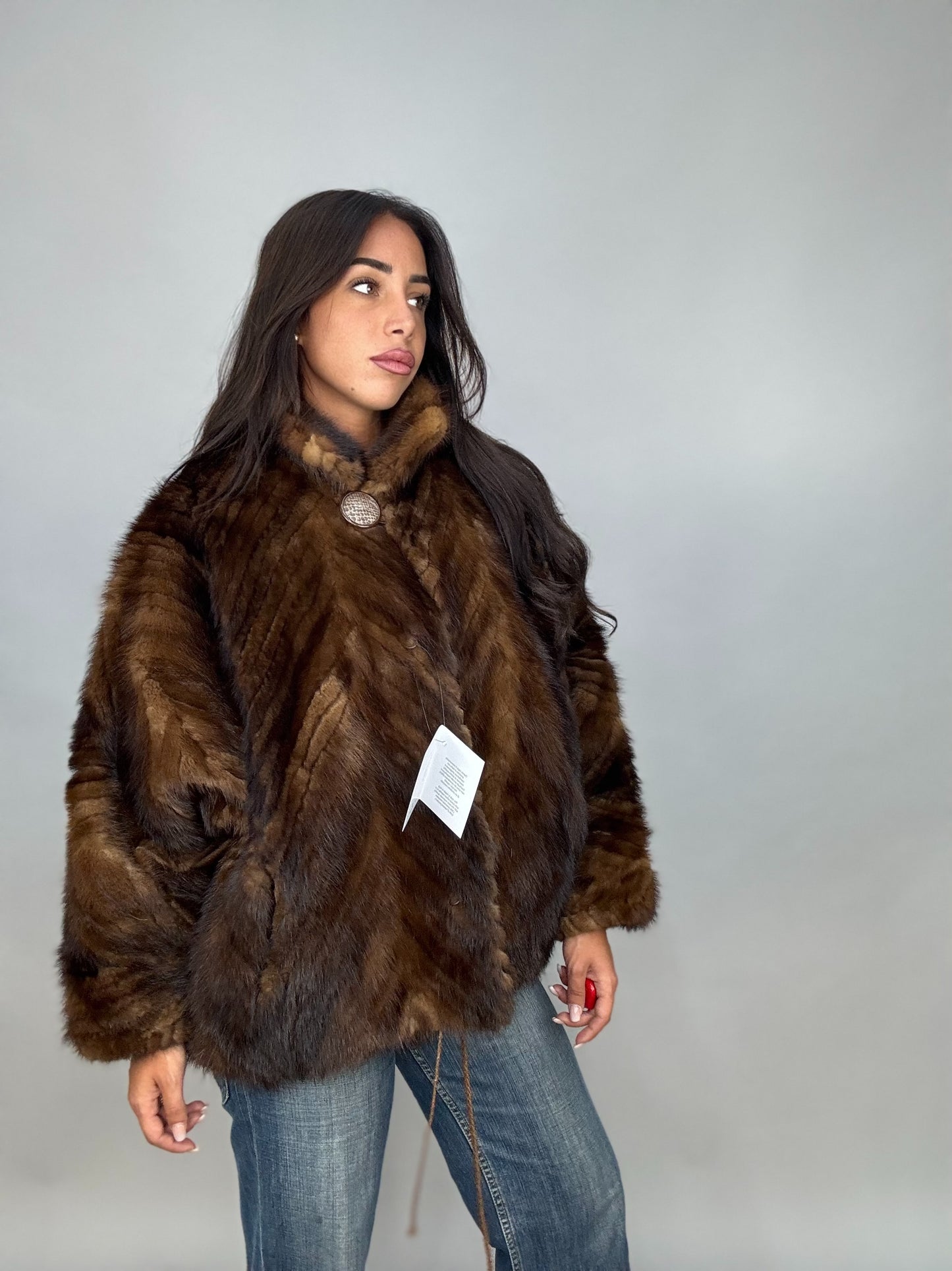 Silver fox jacket