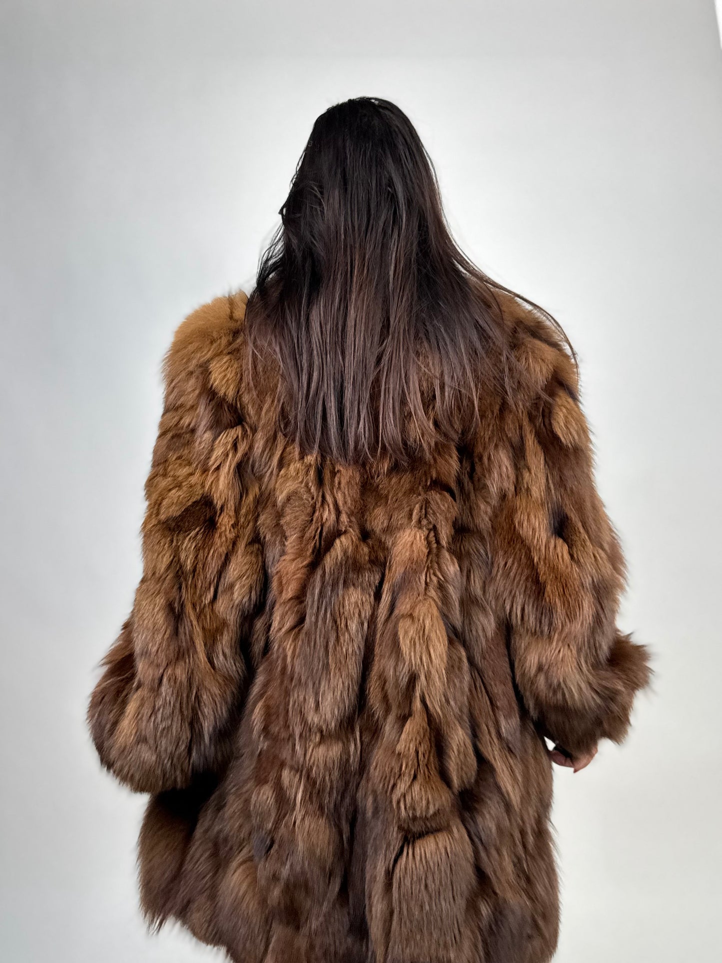 Giacca in volpe brown N71