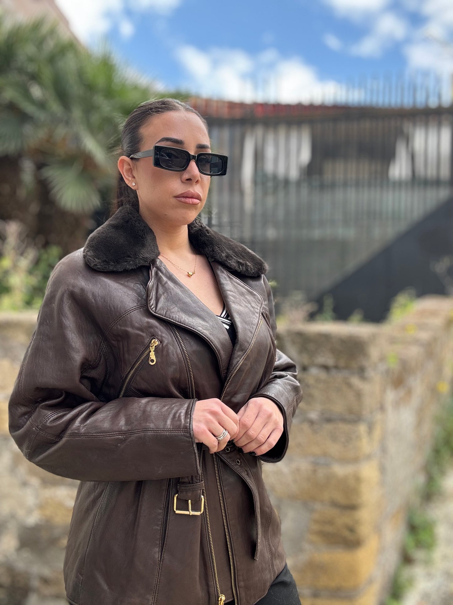 Giacca in pelle