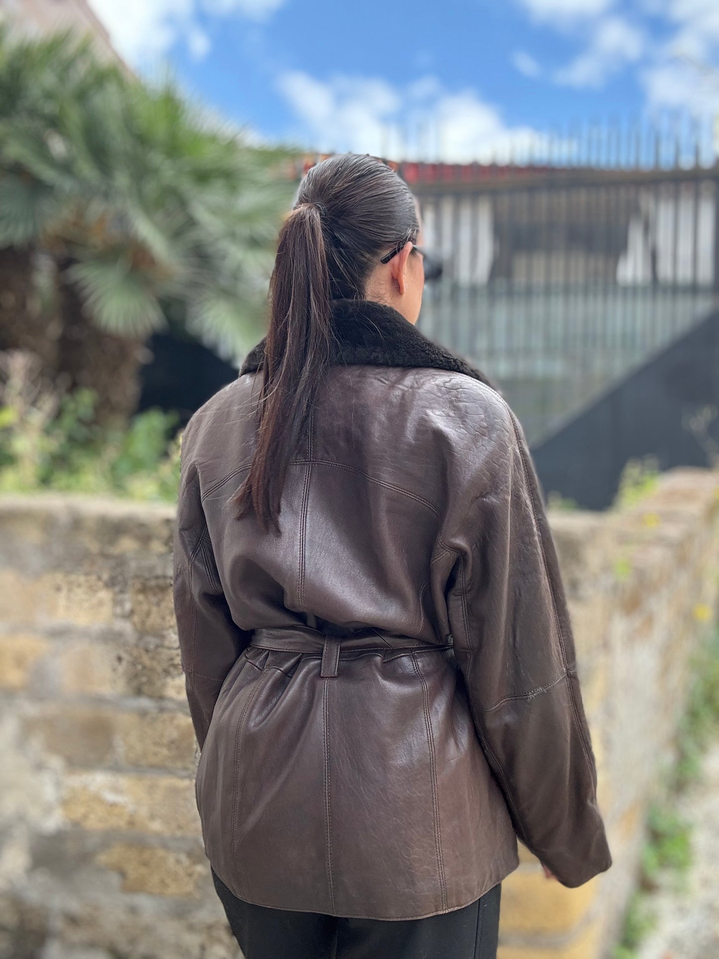 Giacca in pelle