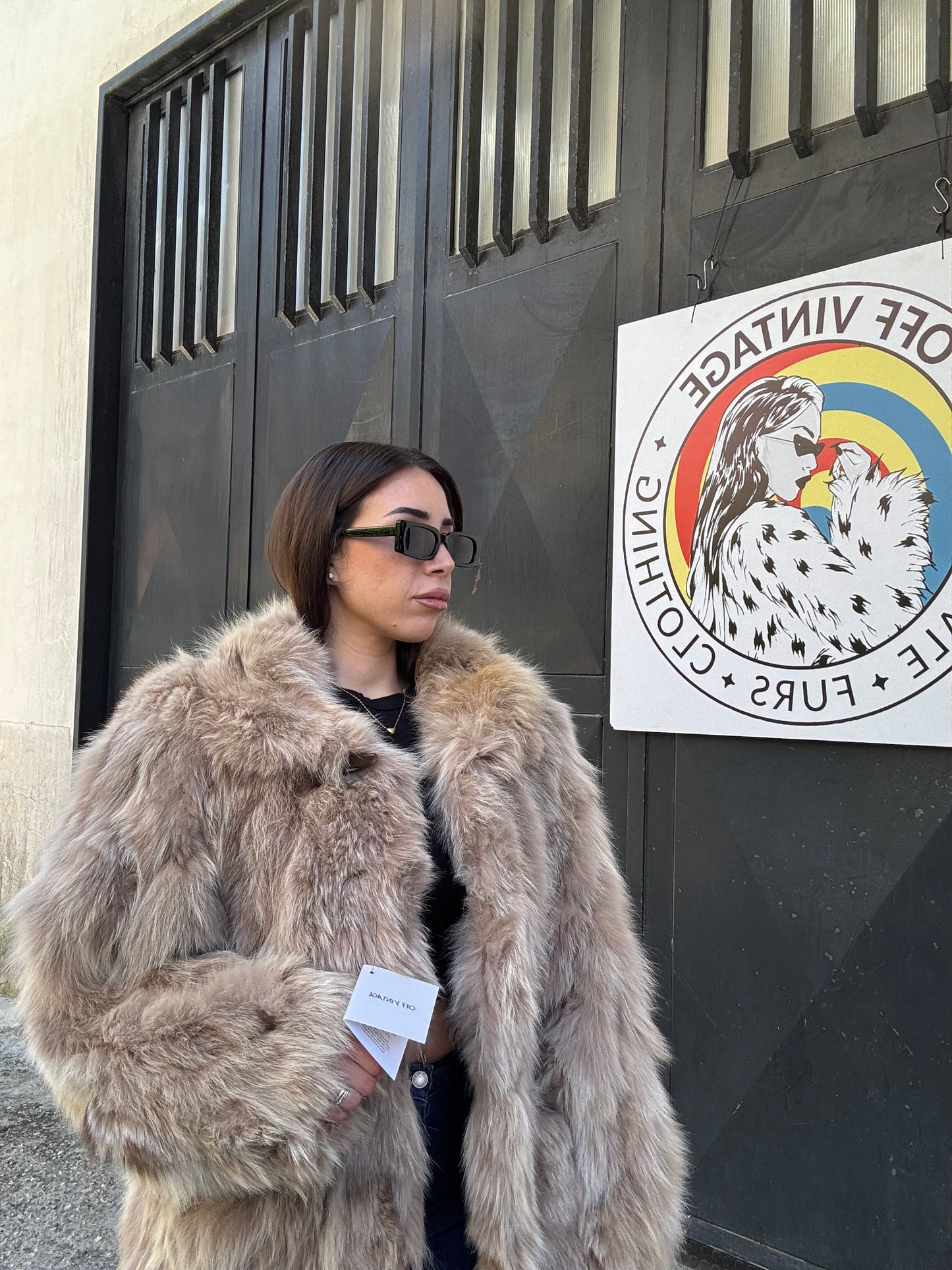 Giacca in volpe della groenlandia