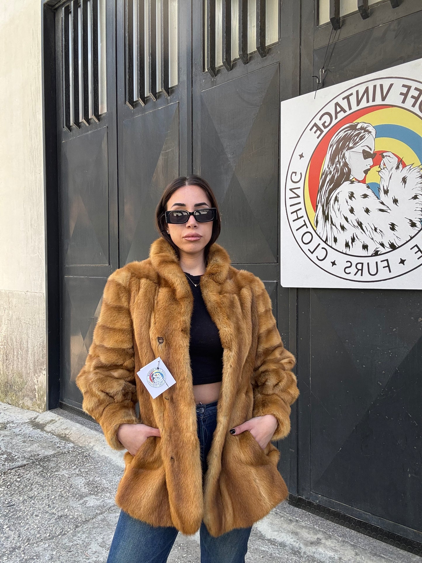 Giacca in visone