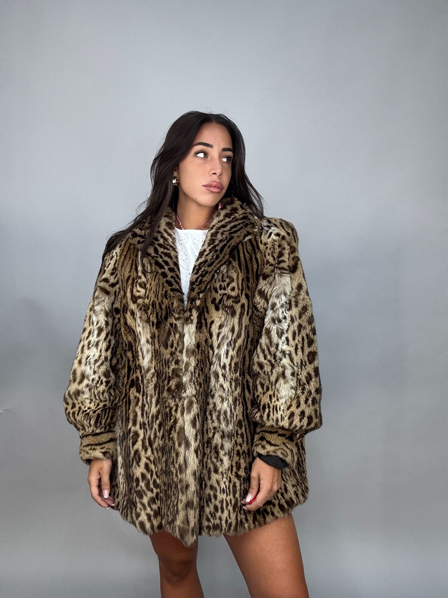Giacca in leopardo