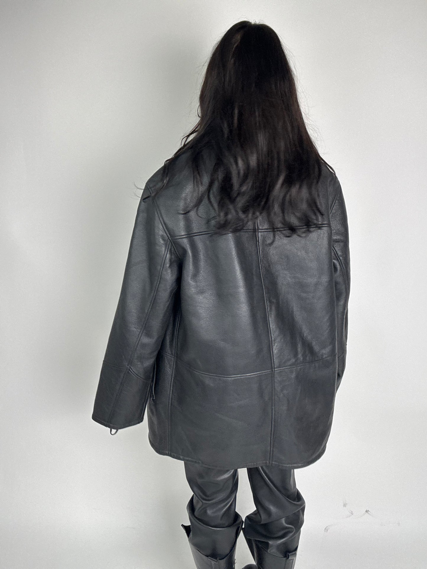 Shearling coat N195