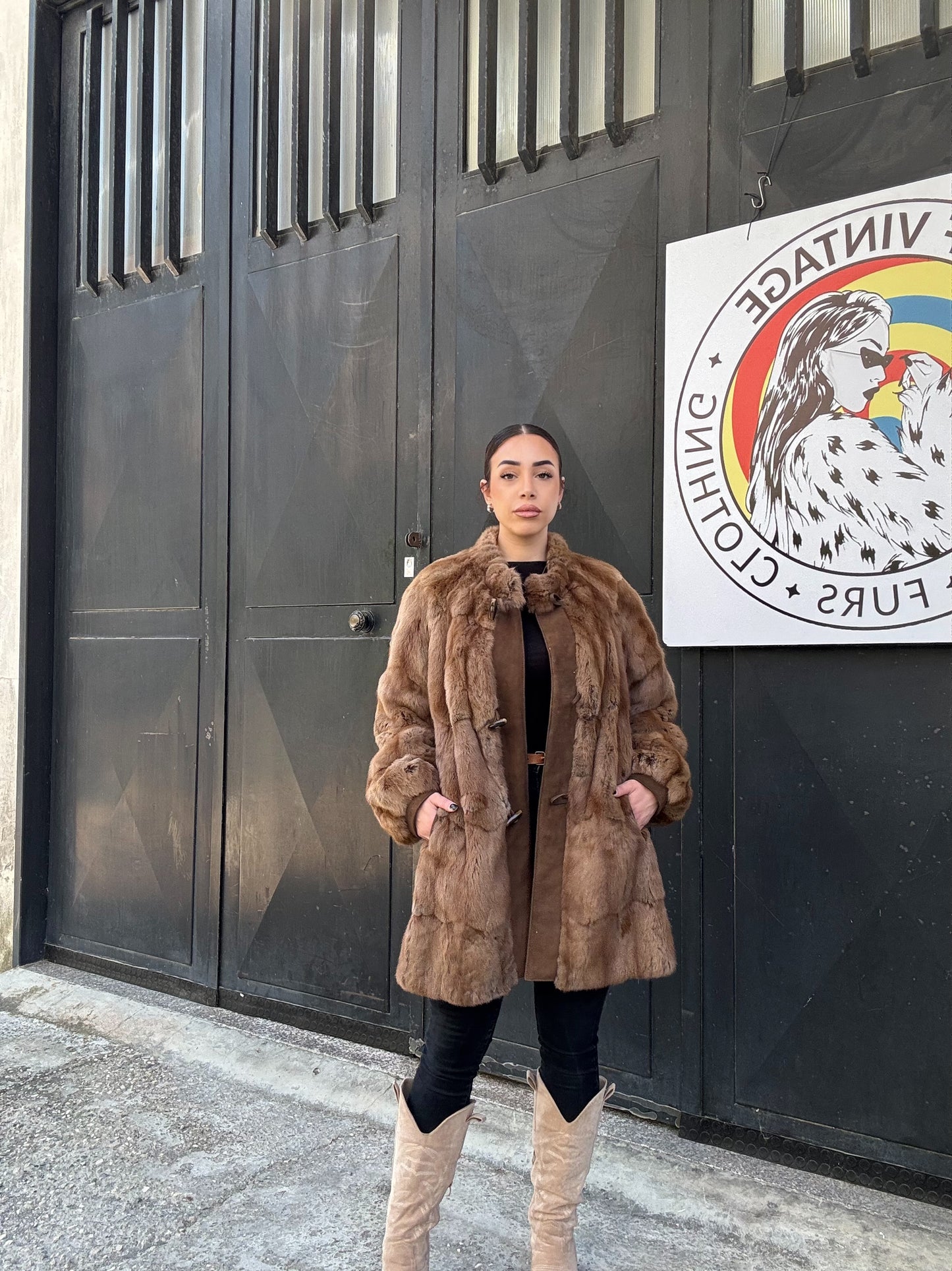 Cappotto in lapin