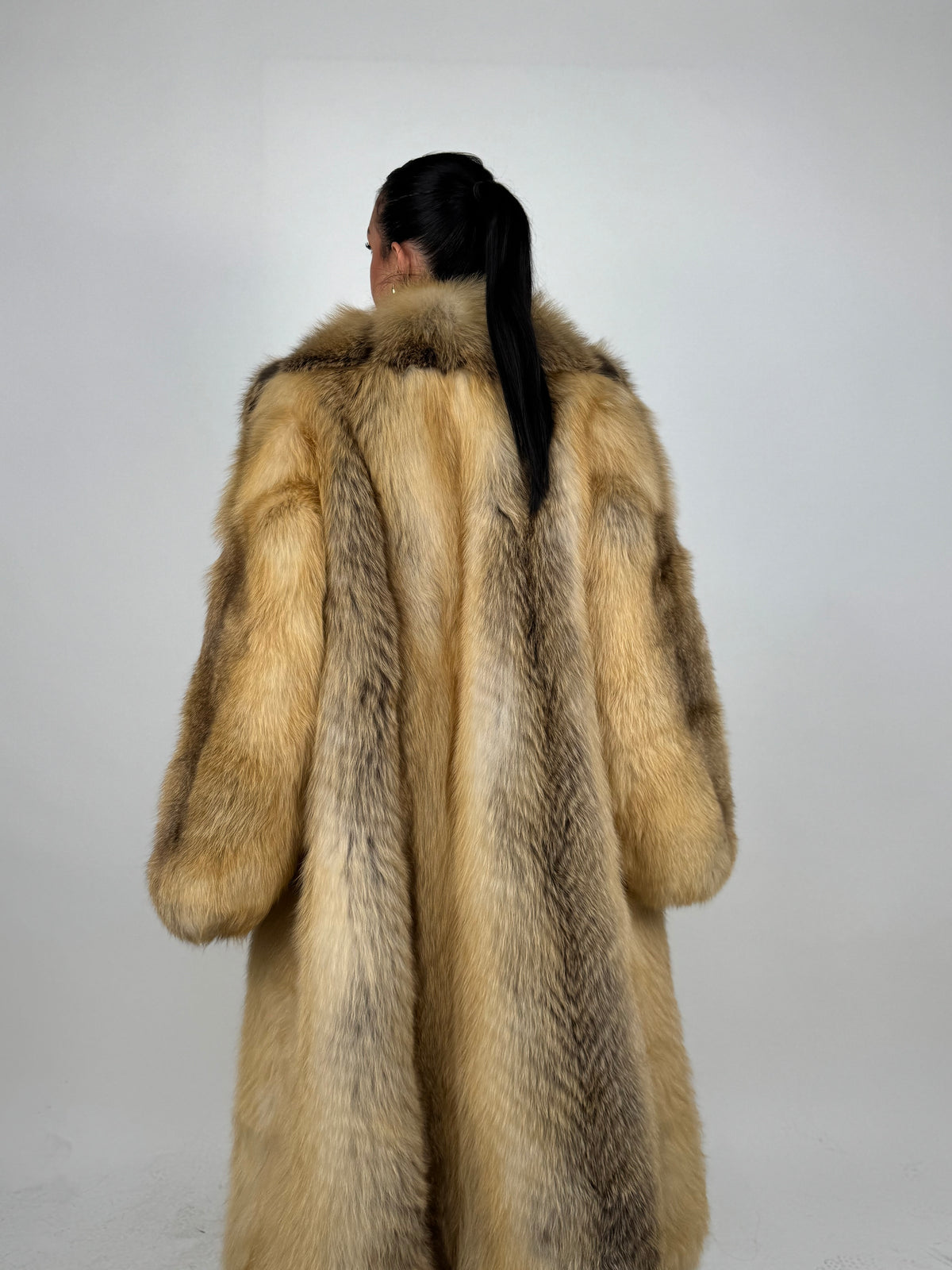 Cappotto in volpe golden N234