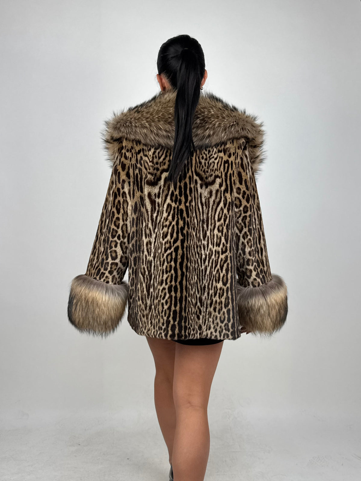 Giacca in leopardo e murmasky N87