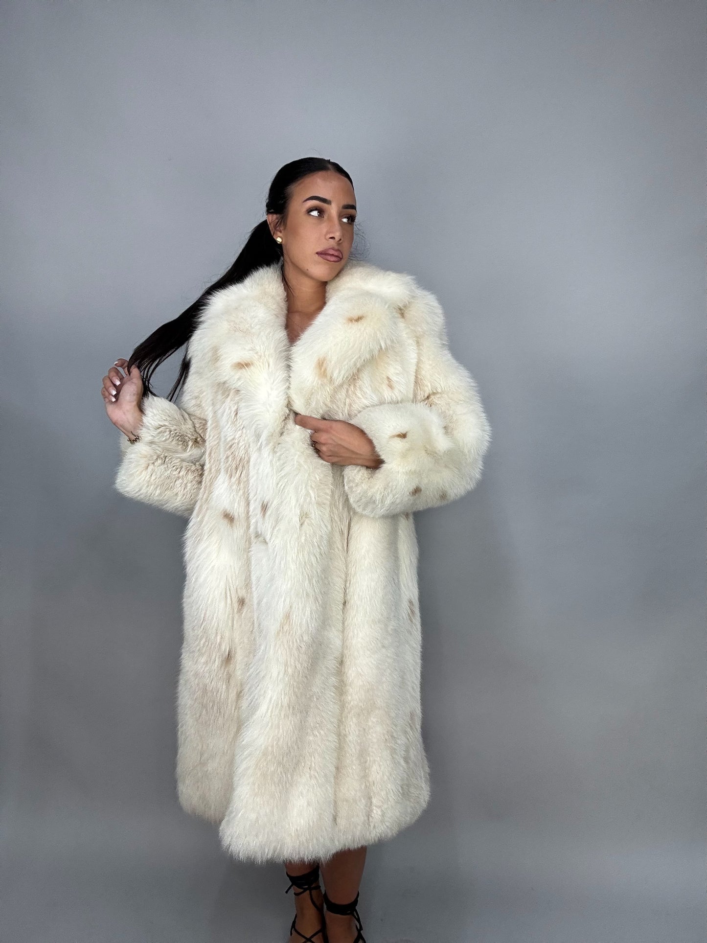 Cappotto in volpe linciata