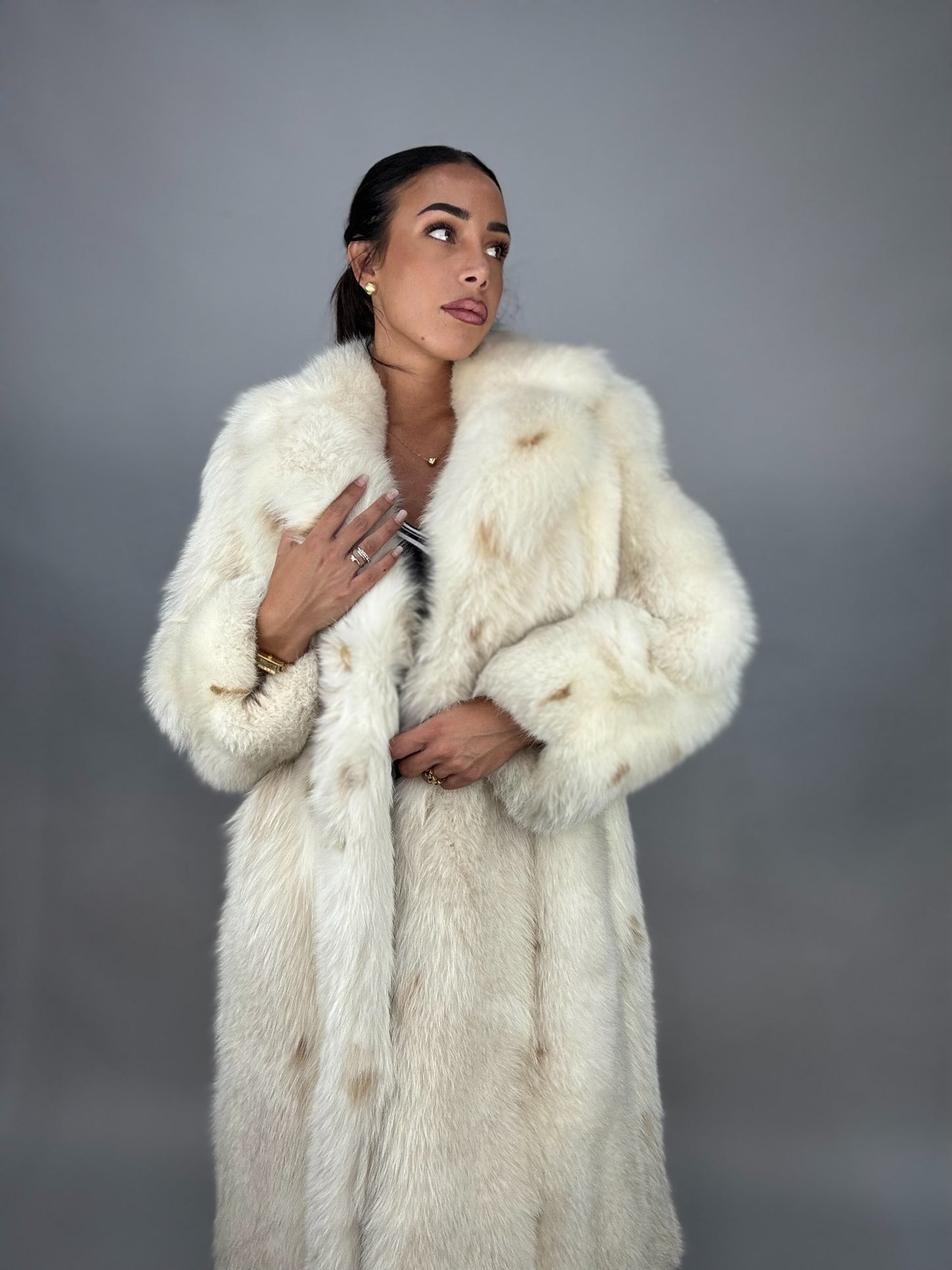 Cappotto in volpe linciata
