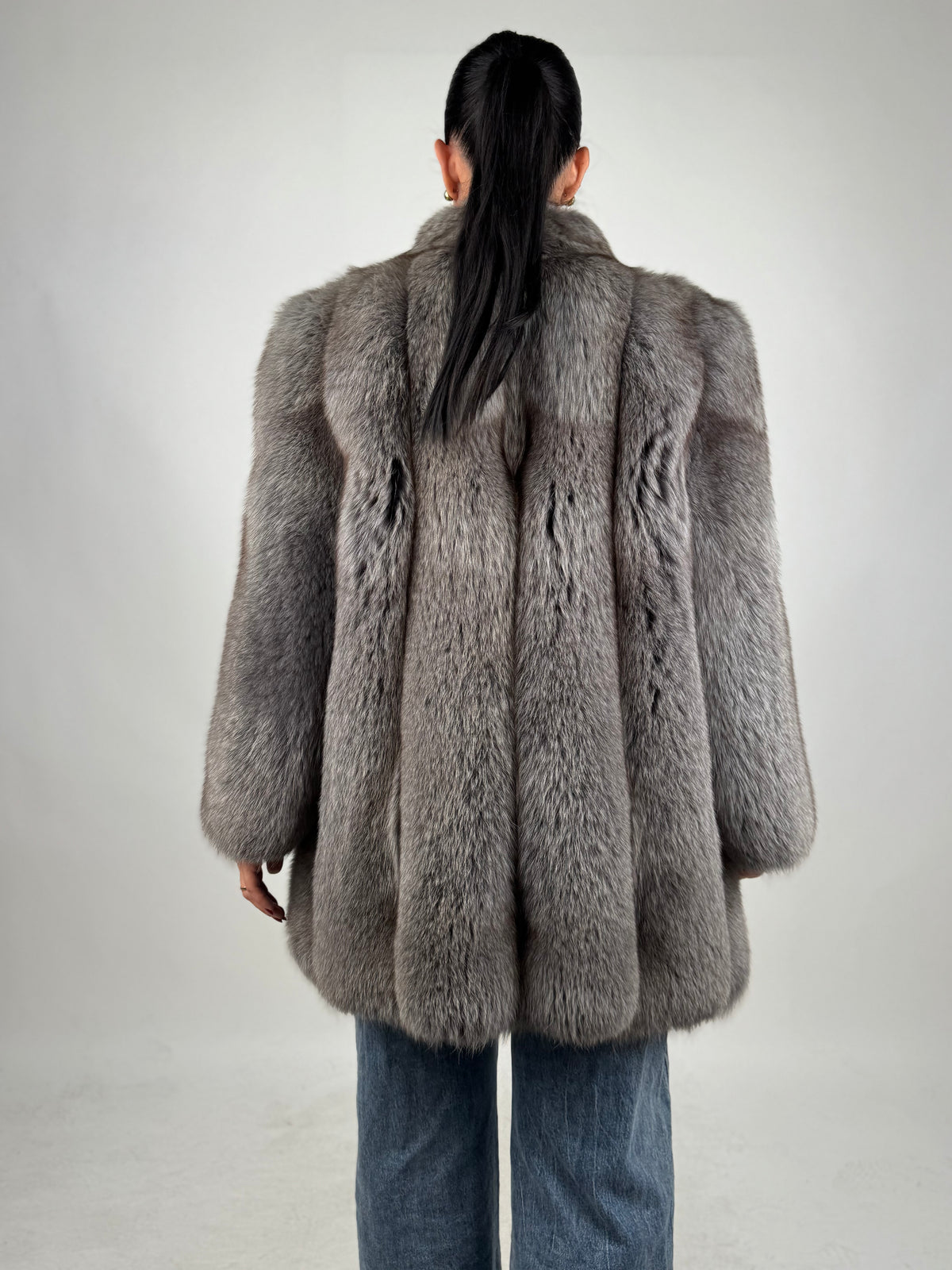 Giacca in volpe grey N242
