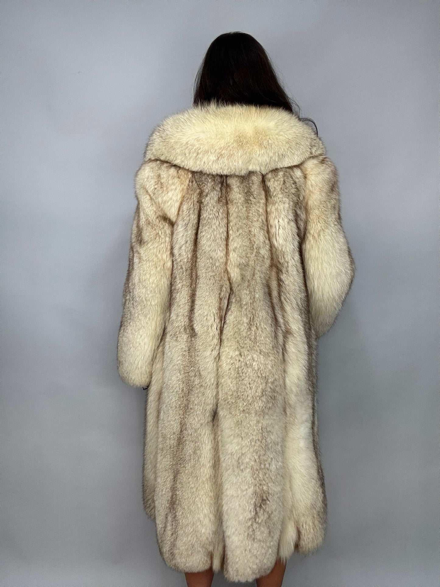 Cappotto in volpe della groenlandia