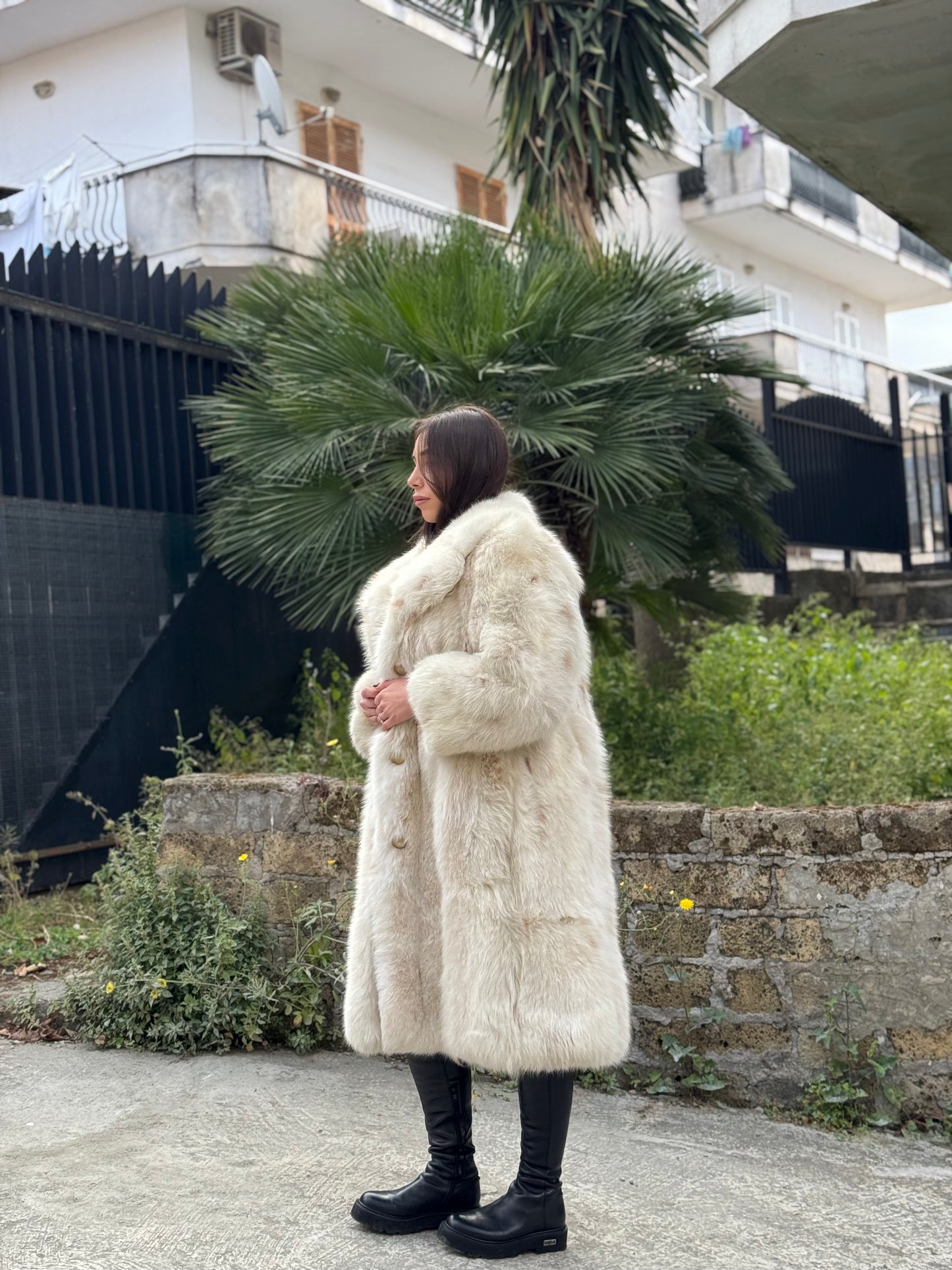 Cappotto in volpe linciata