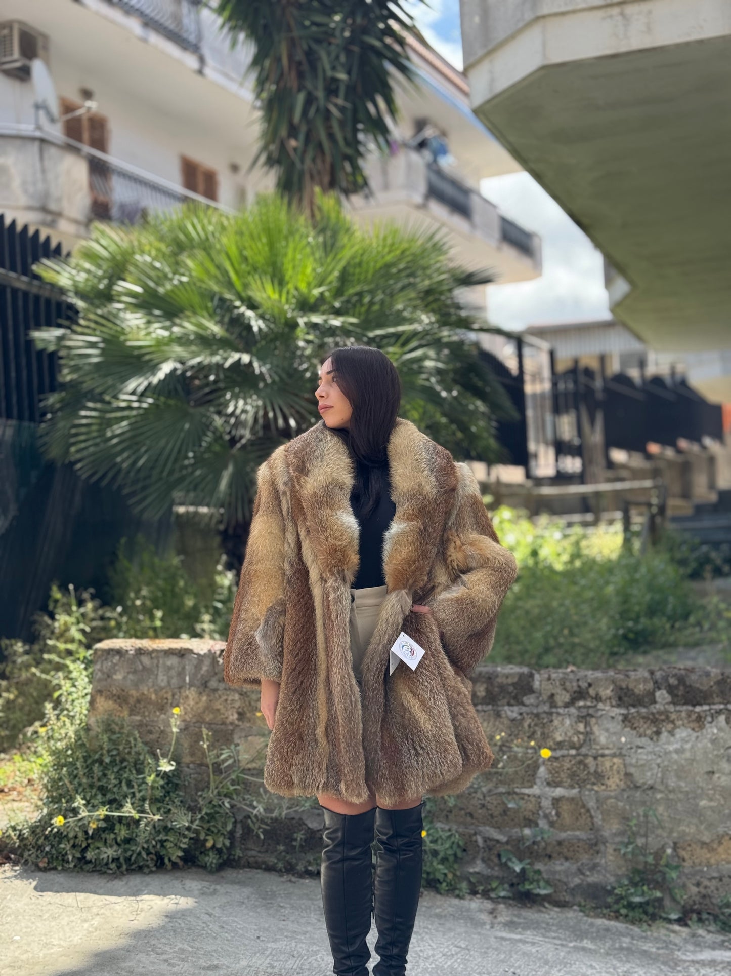 Giacca in volpe rossa