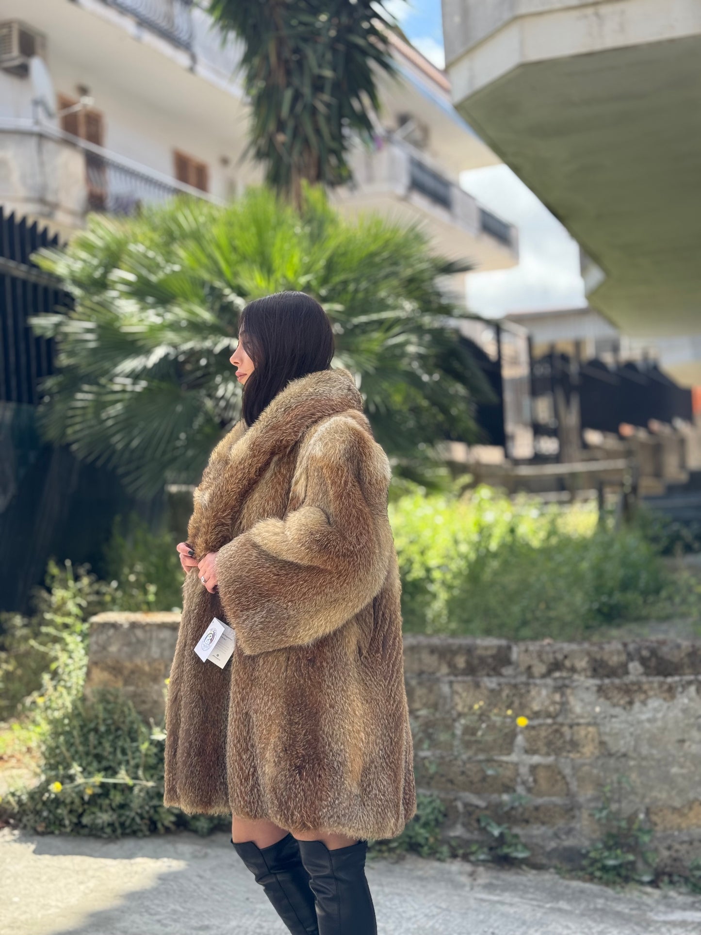 Giacca in volpe rossa