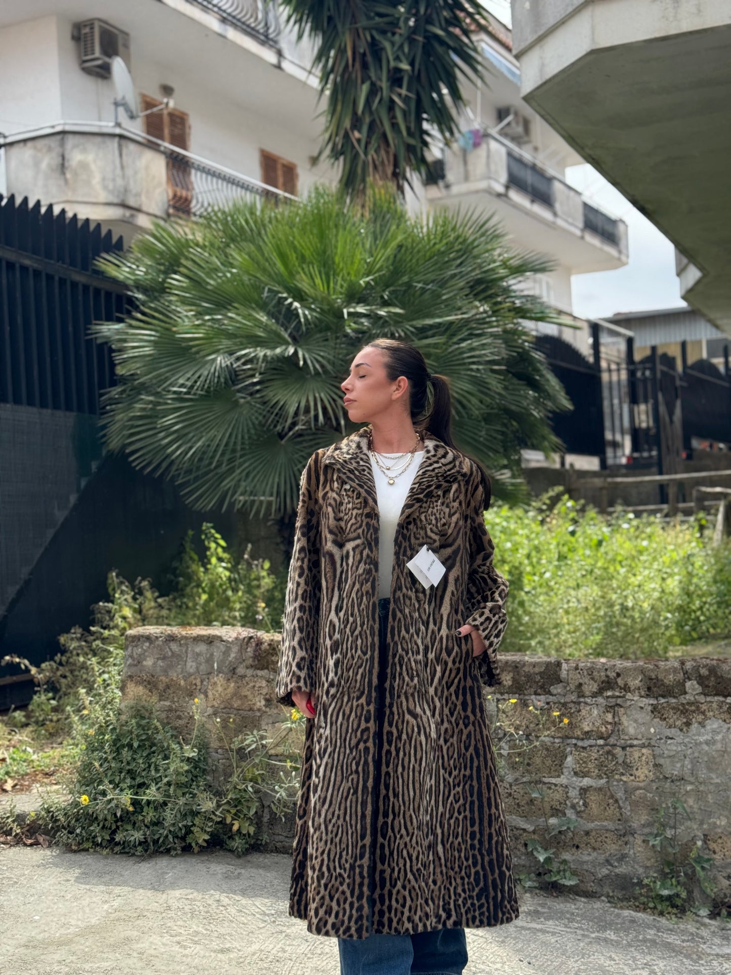Cappotto in leopardo