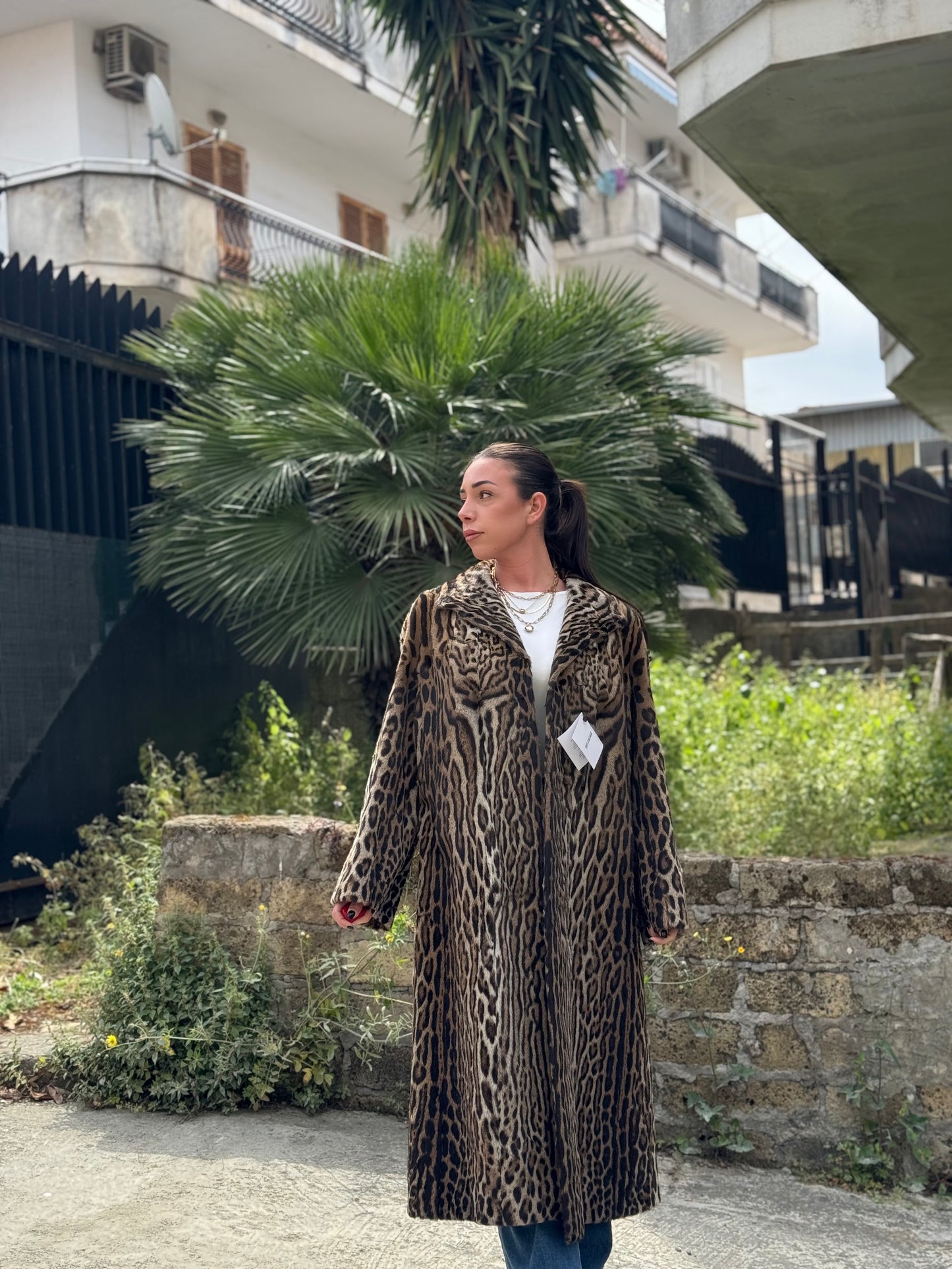 Cappotto in leopardo