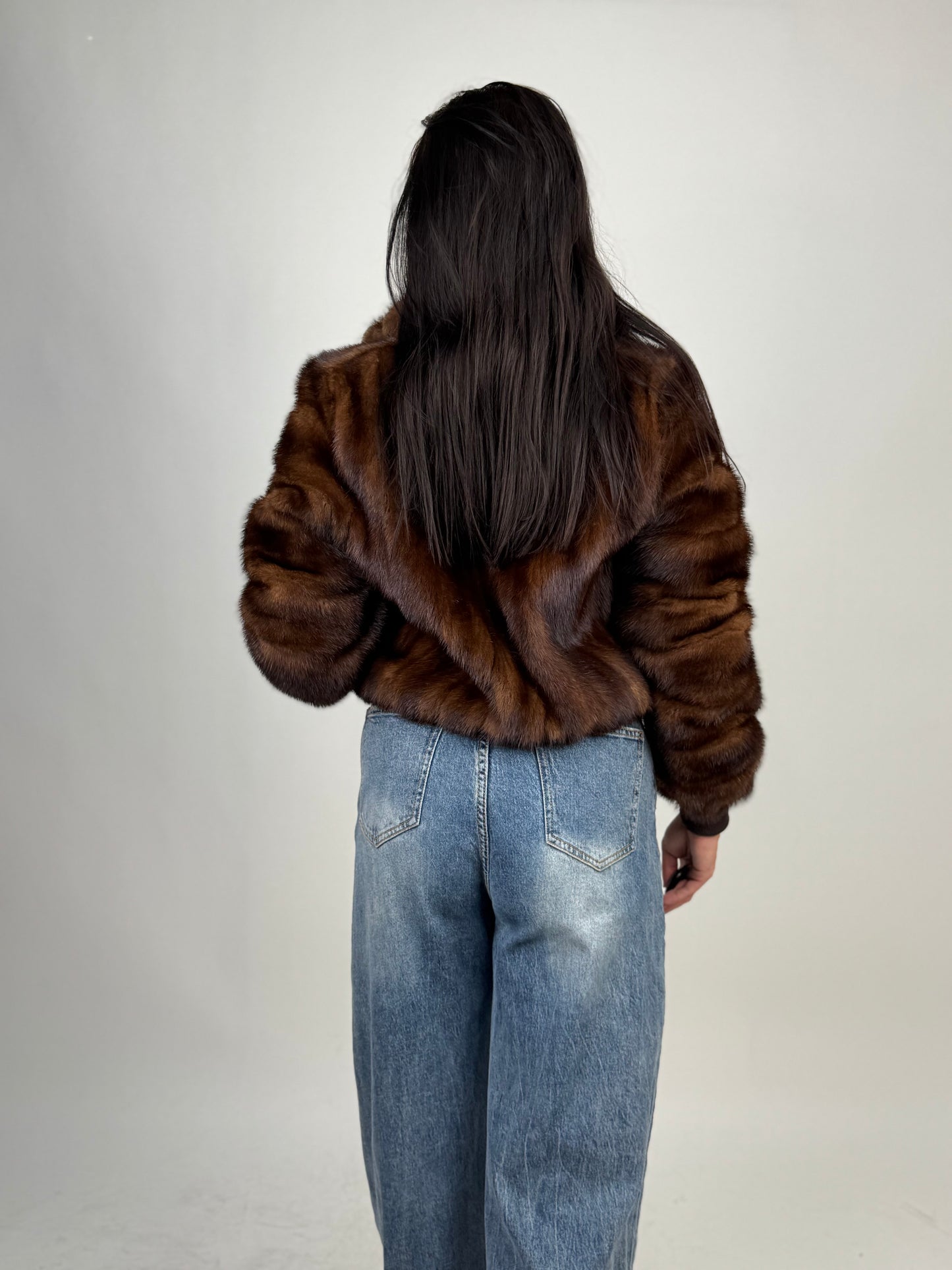 Mink Bomber Jacket