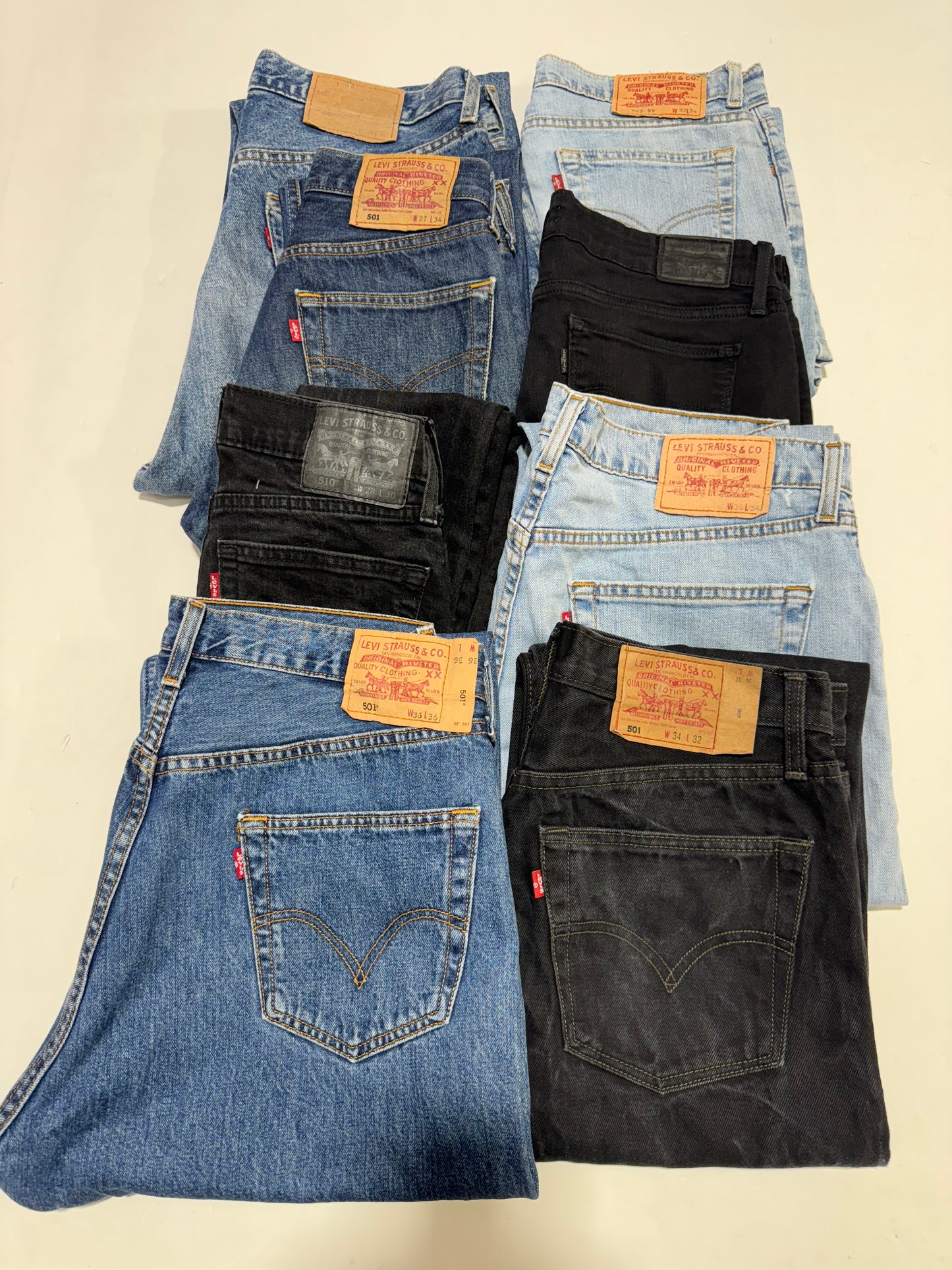 Box mix levi's jeans