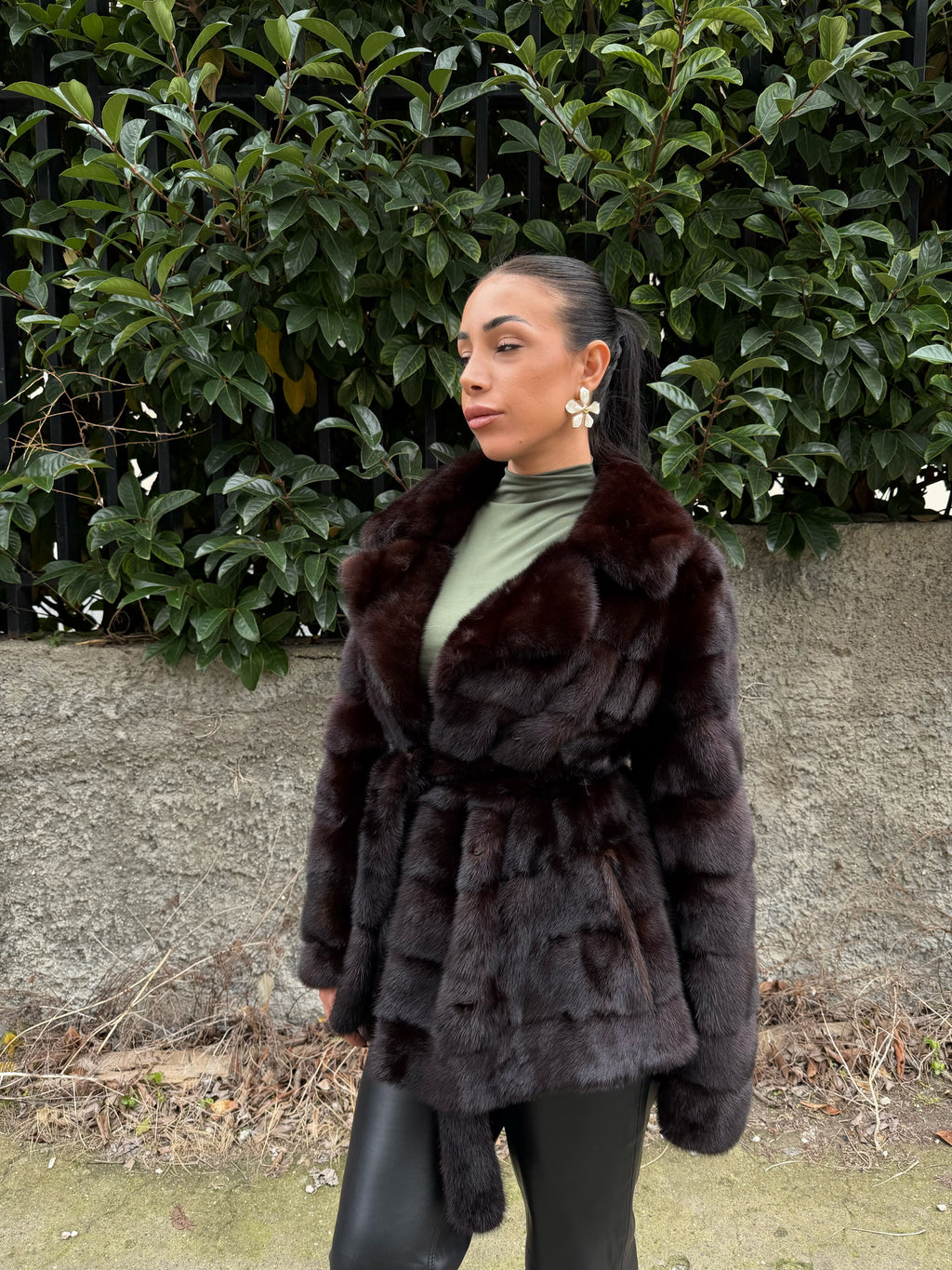 Cappotto in visone N301