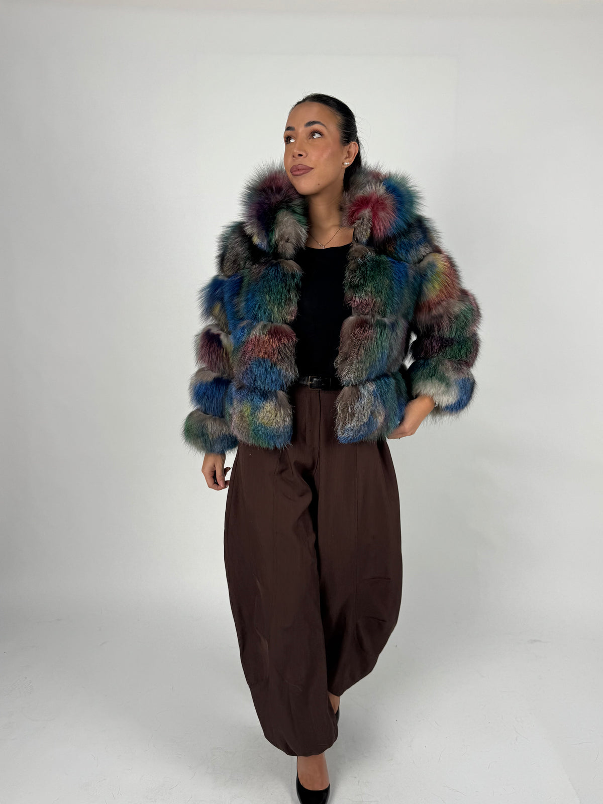 Bomber Elys in volpe multi