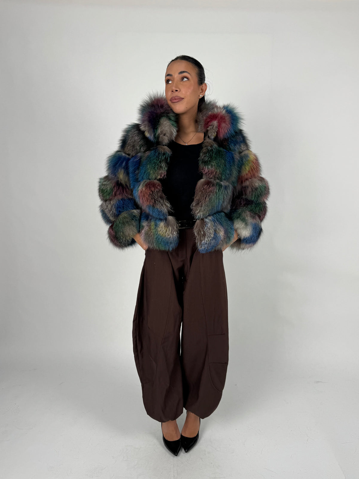 Bomber Elys in volpe multi