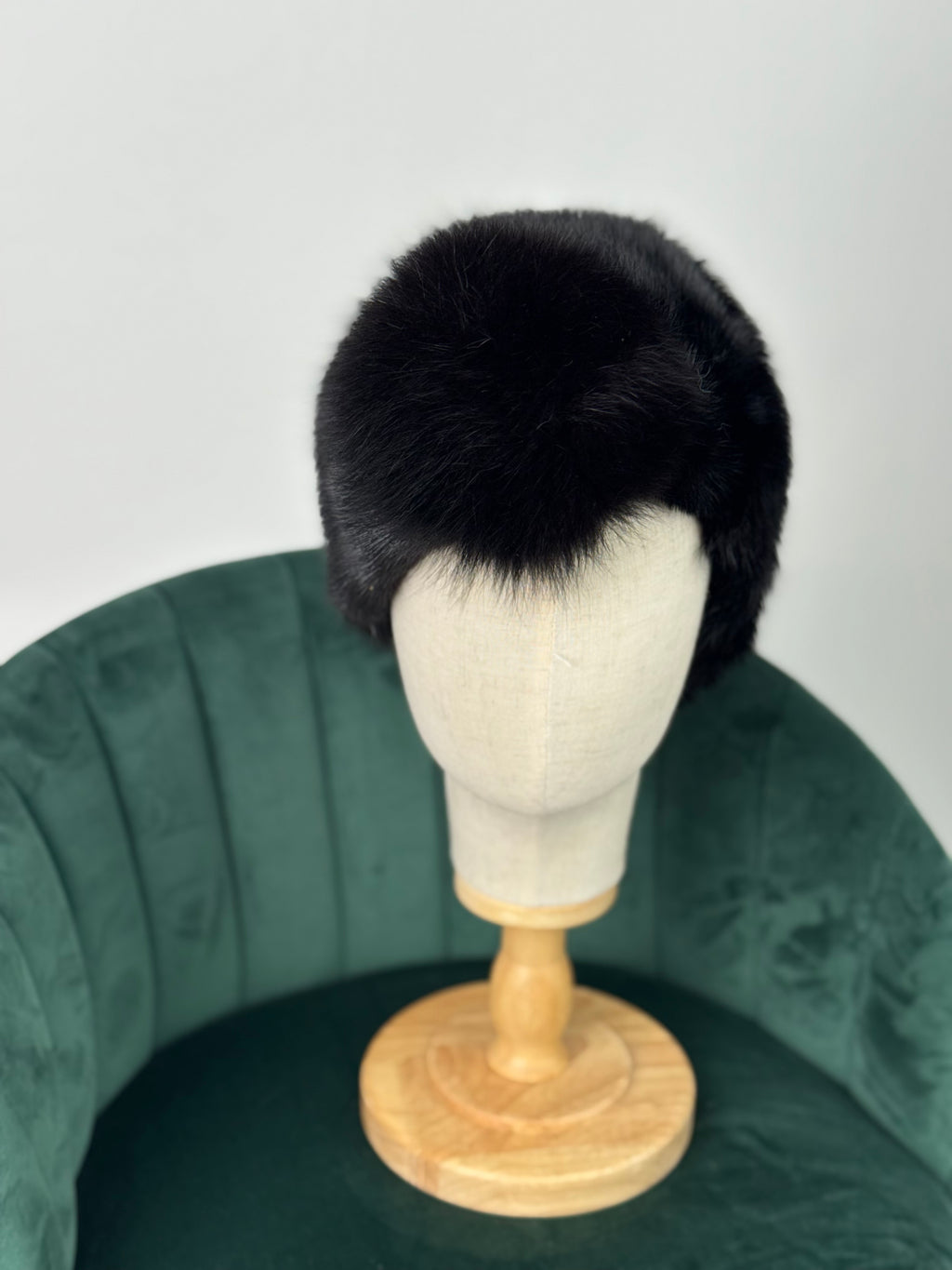Cappello in visone e volpe N90
