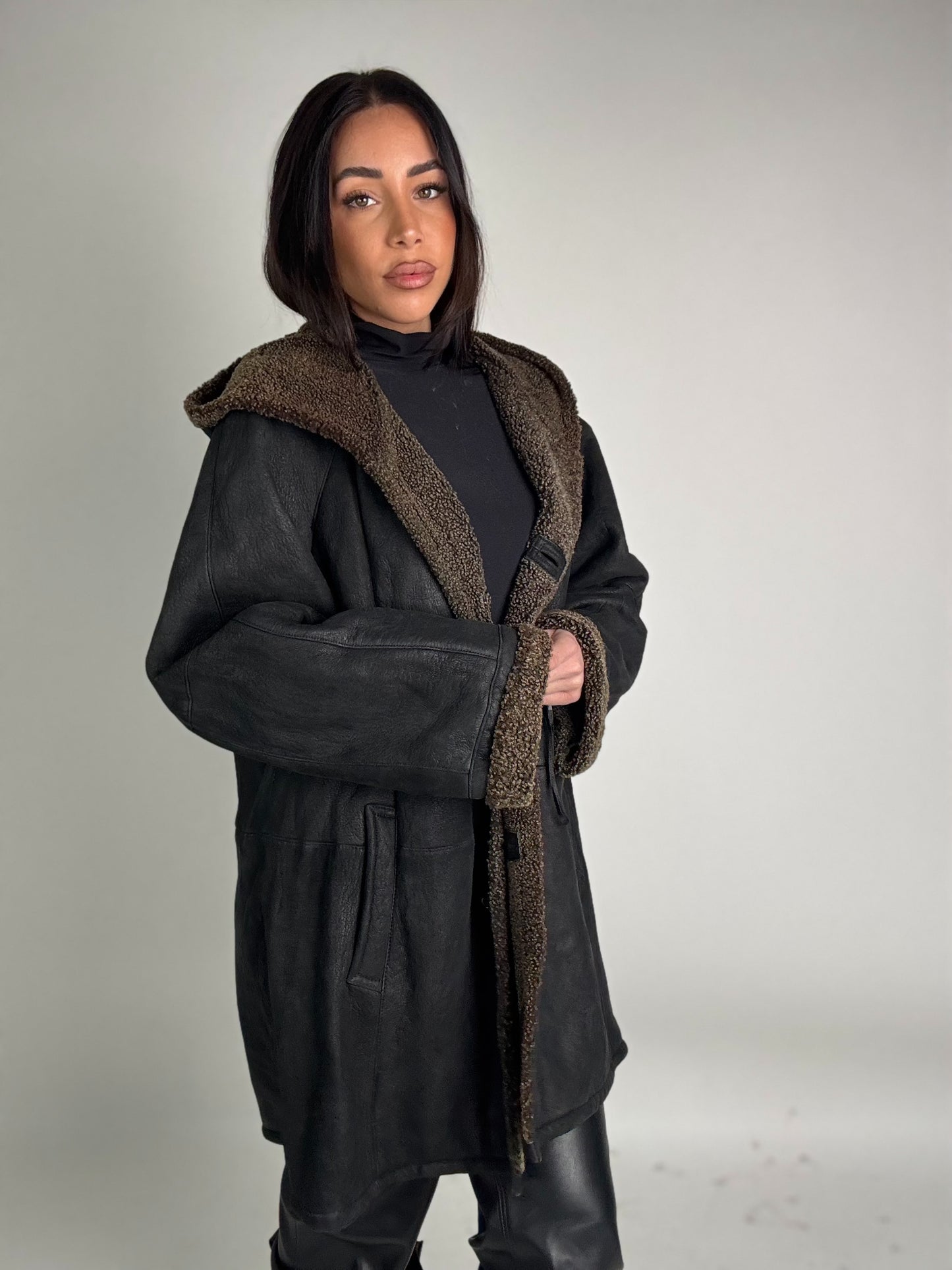 Shearling coat N210