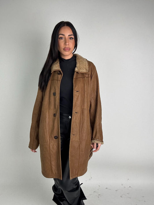 Shearling coat N212