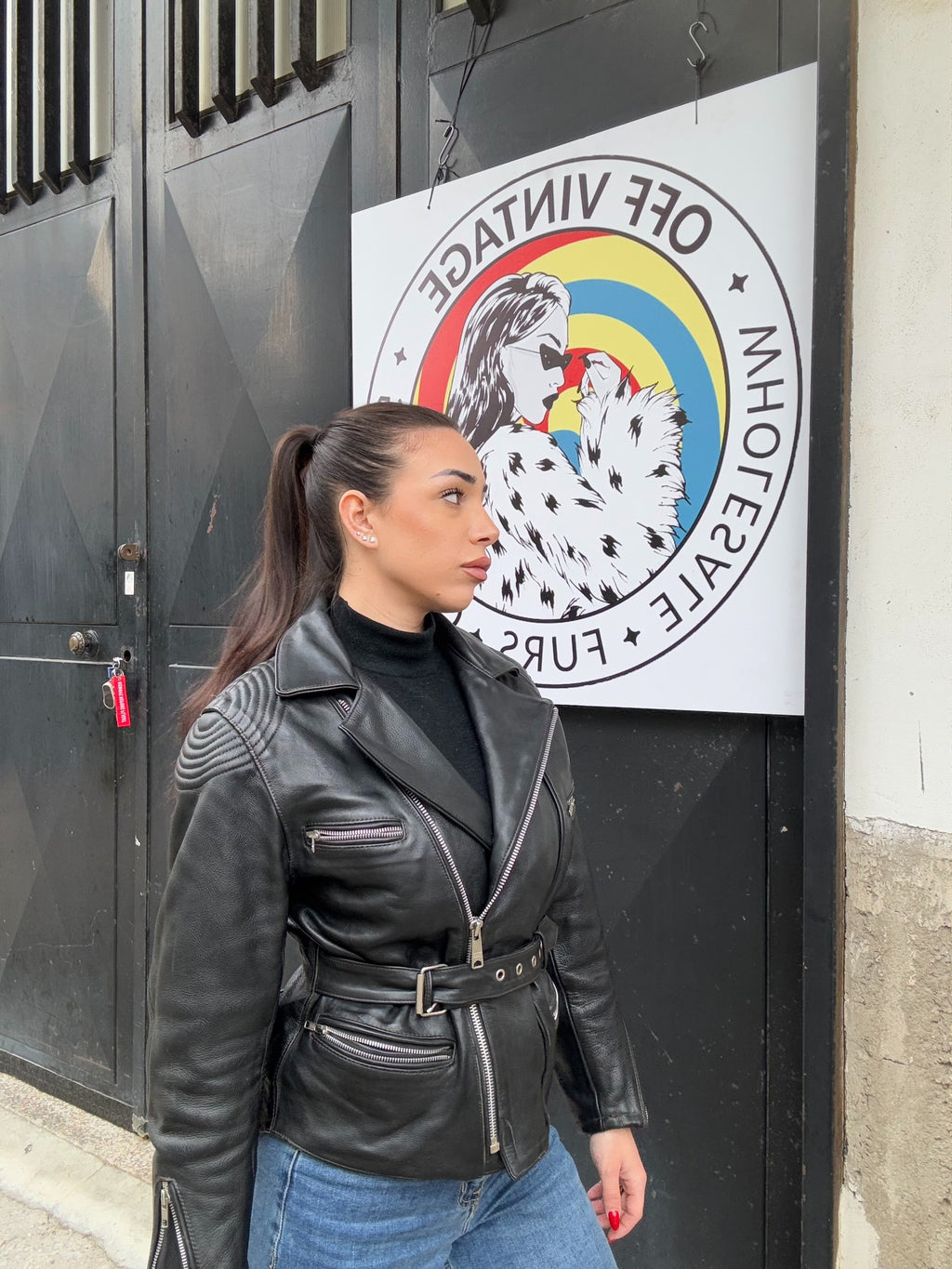 Chiodo in pelle