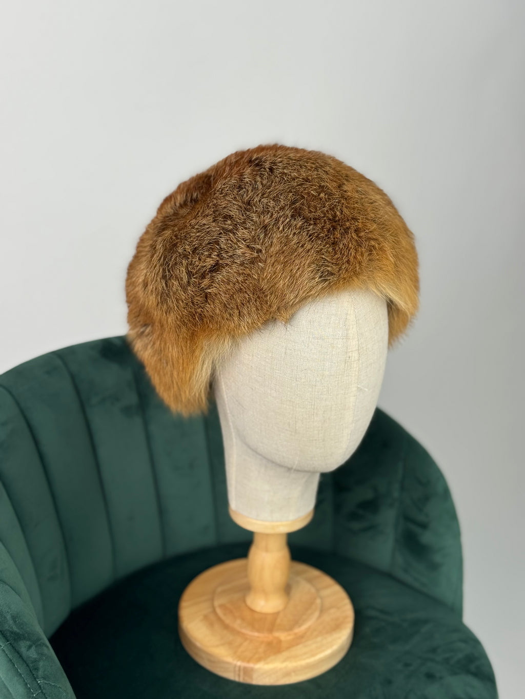 Cappello in volpe rossa N92