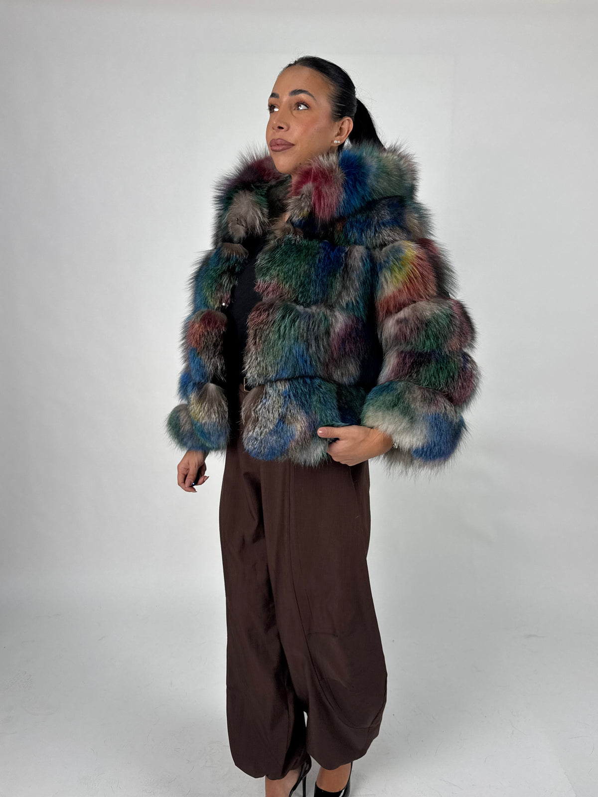 Bomber Elys in volpe multi