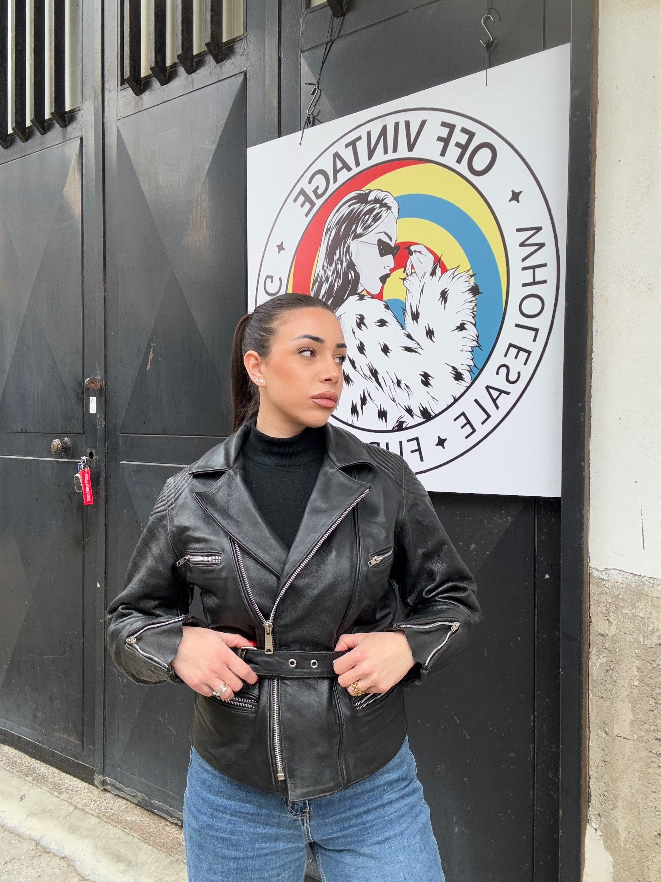 Chiodo in pelle