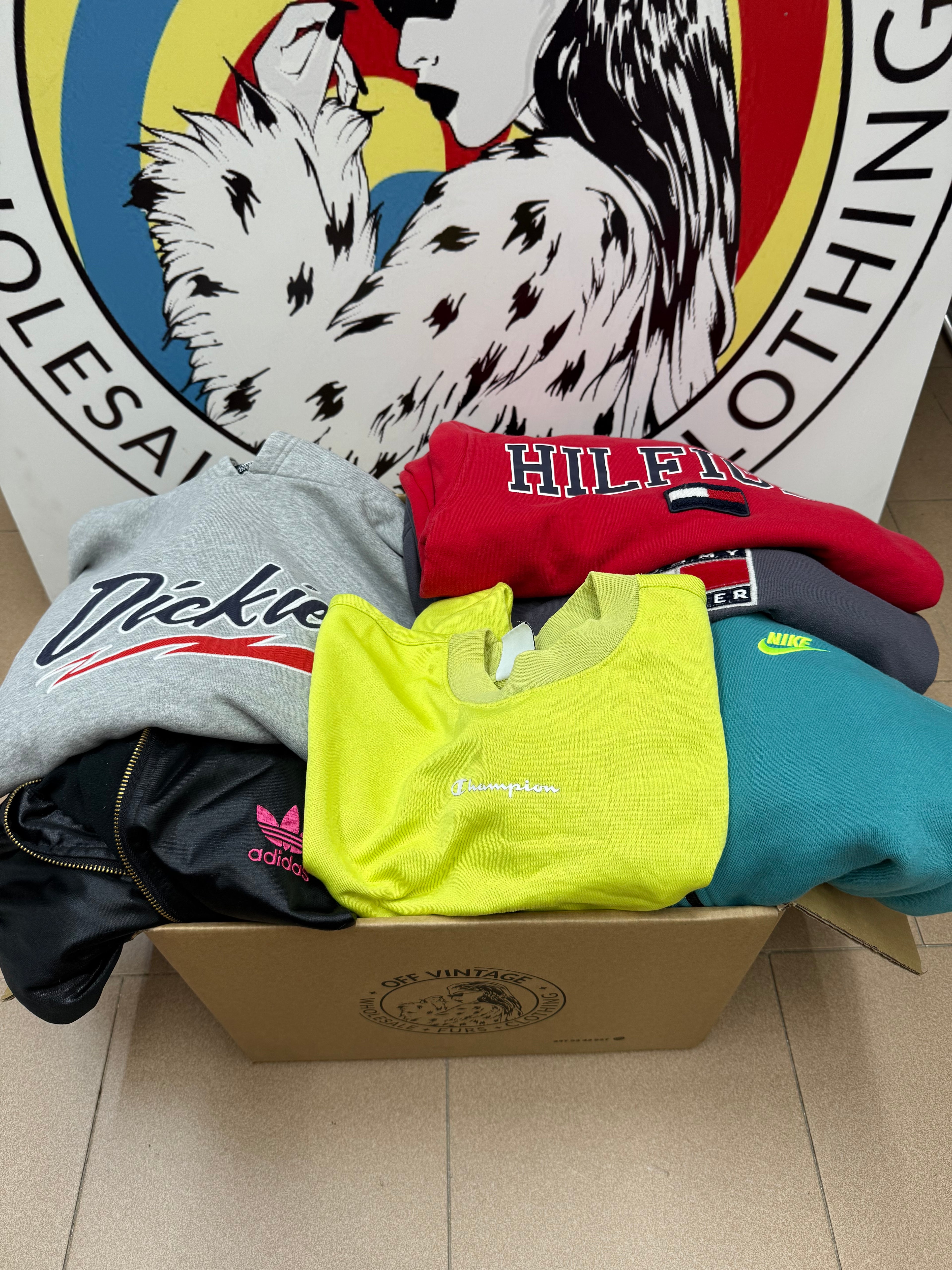 Box mix brand american sweatshirts
