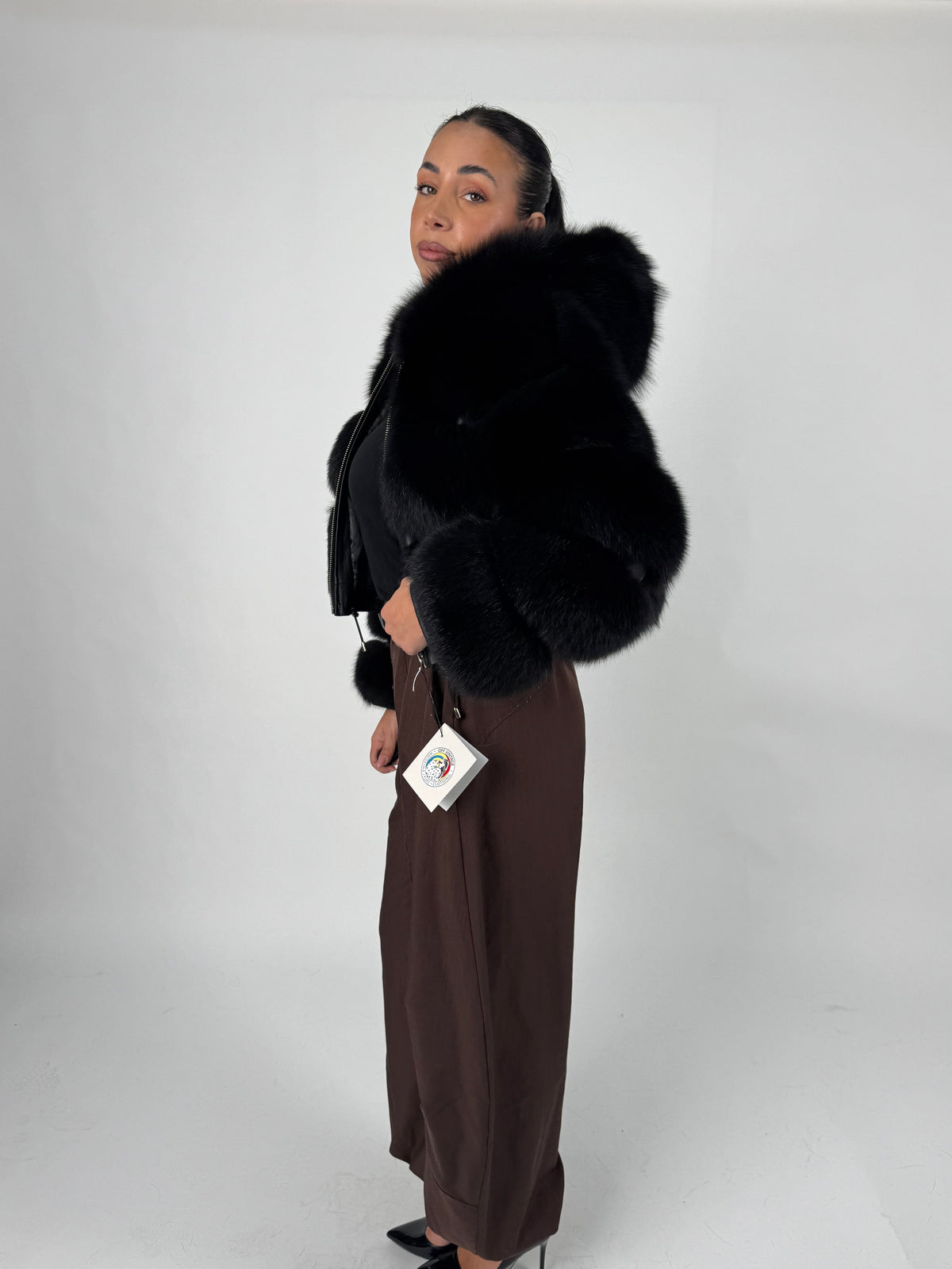 Bomber in volpe black N165