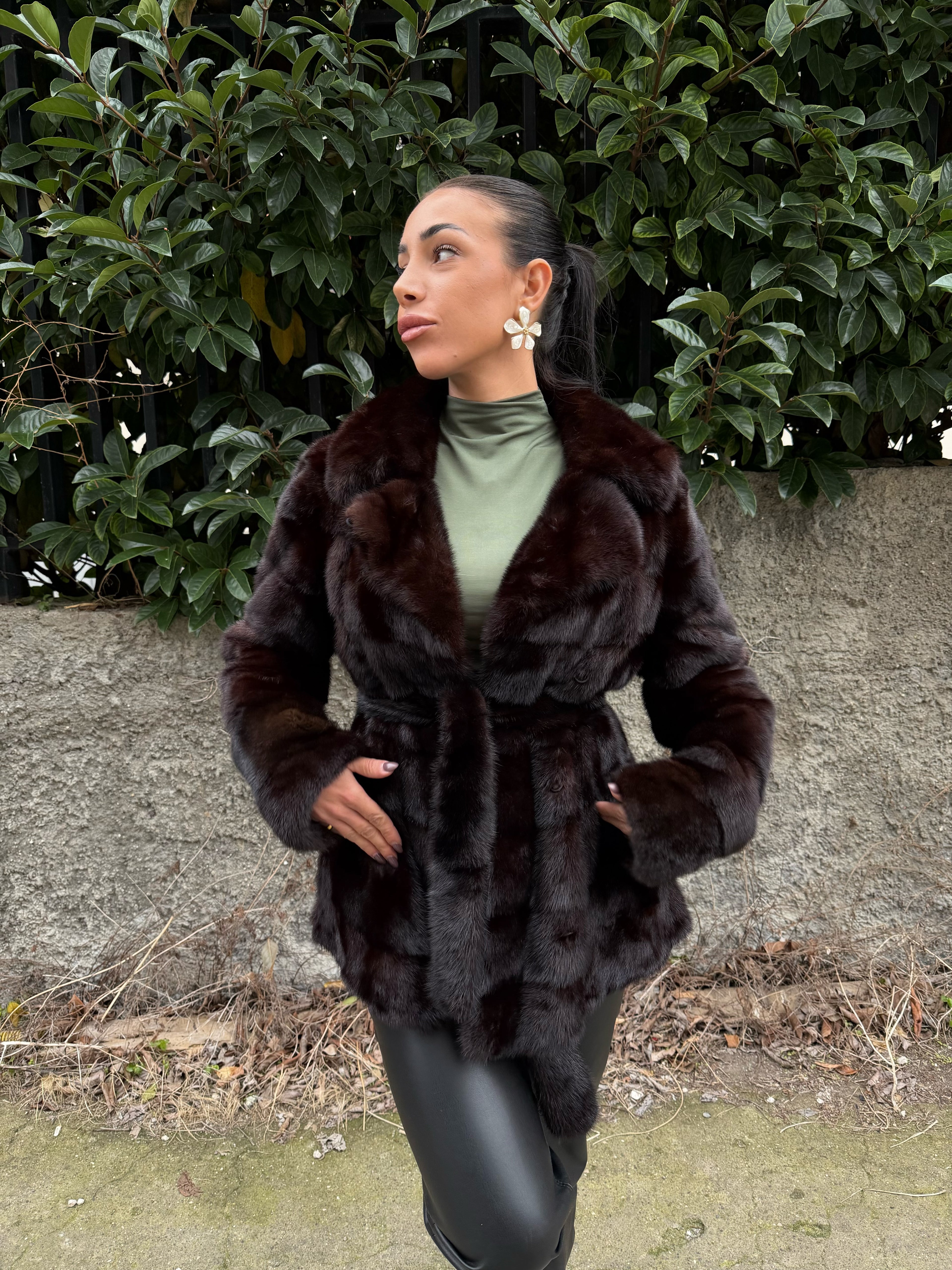 Cappotto in visone N301