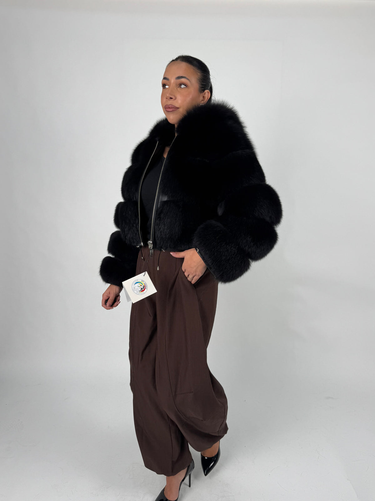 Bomber in volpe black N165