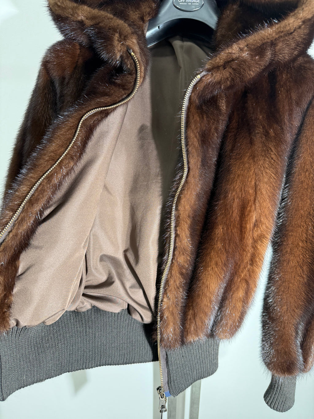 Mink Bomber Jacket