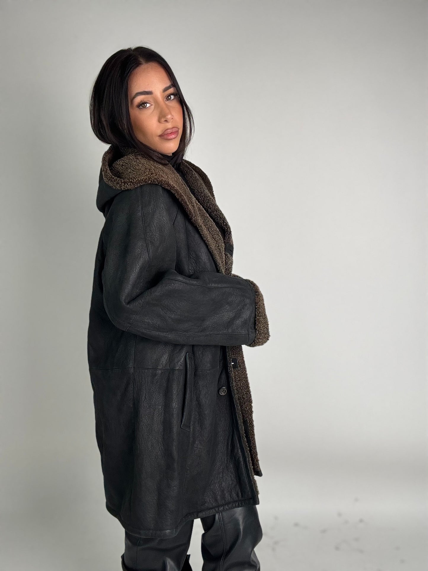 Shearling coat N210
