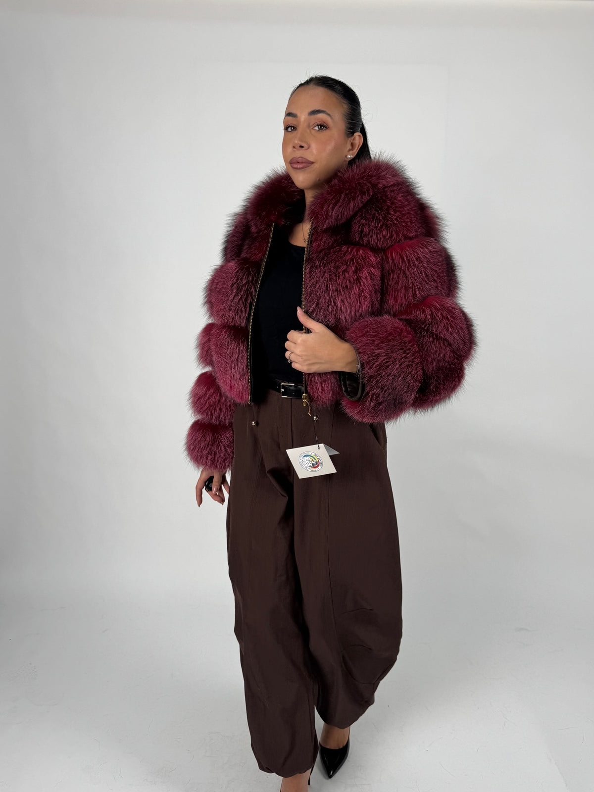 Bomber in volpe rubino N85