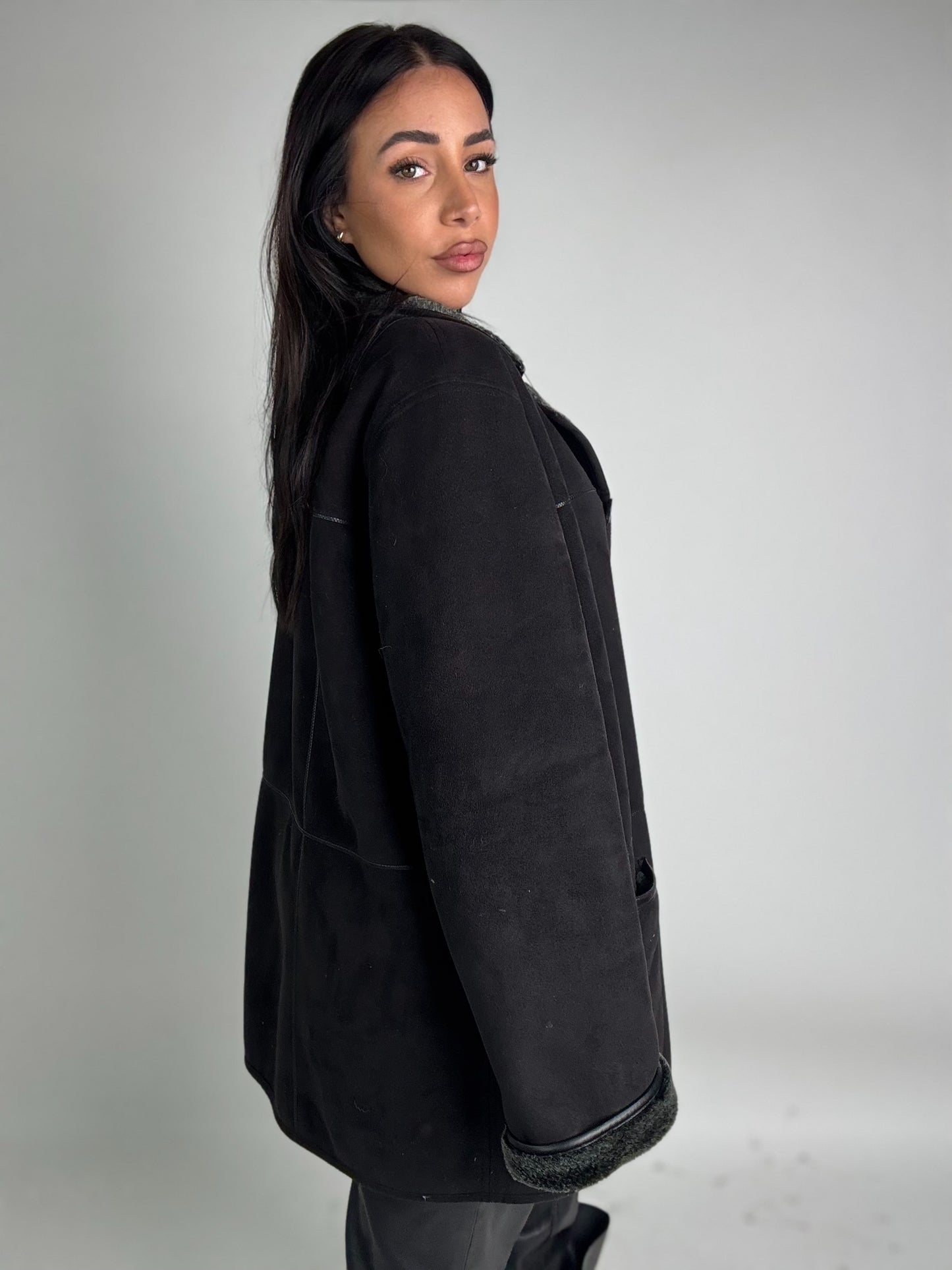 Shearling coat N213