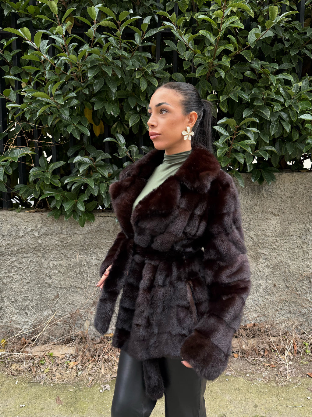 Cappotto in visone N301