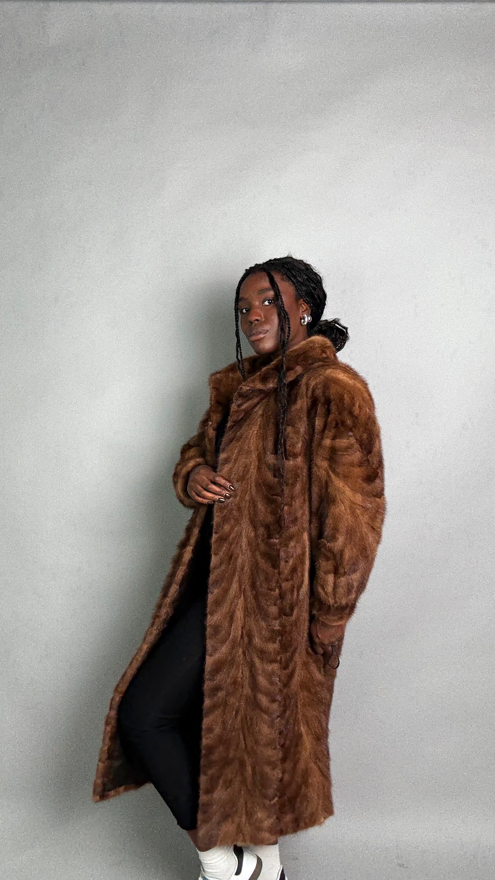 Cappotto in visone N354